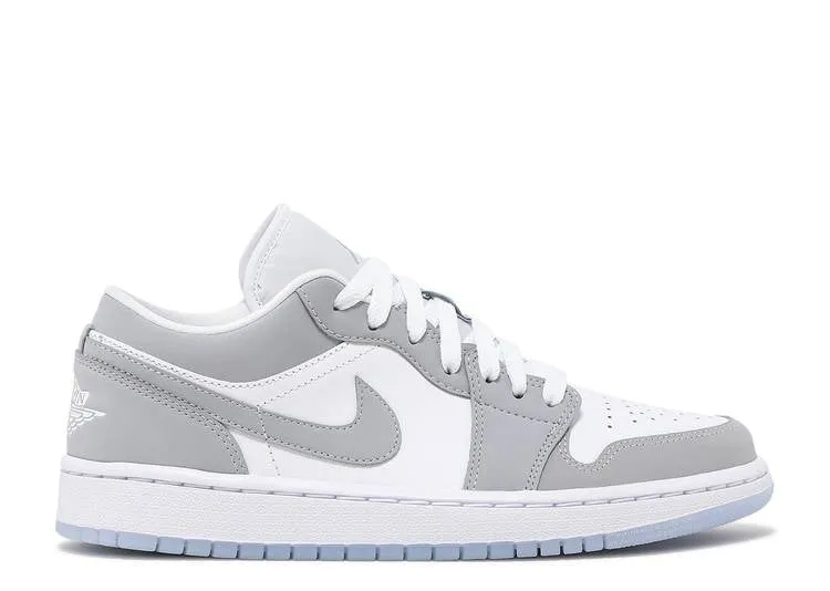 Air Jordan 1 Low Wolf Grey Versatile Upper Light Activity