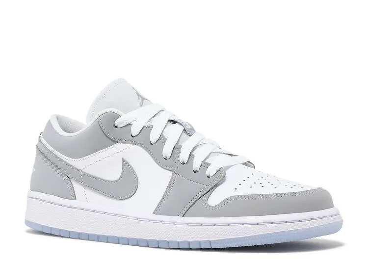 Air Jordan 1 Low Wolf Grey Foot Care