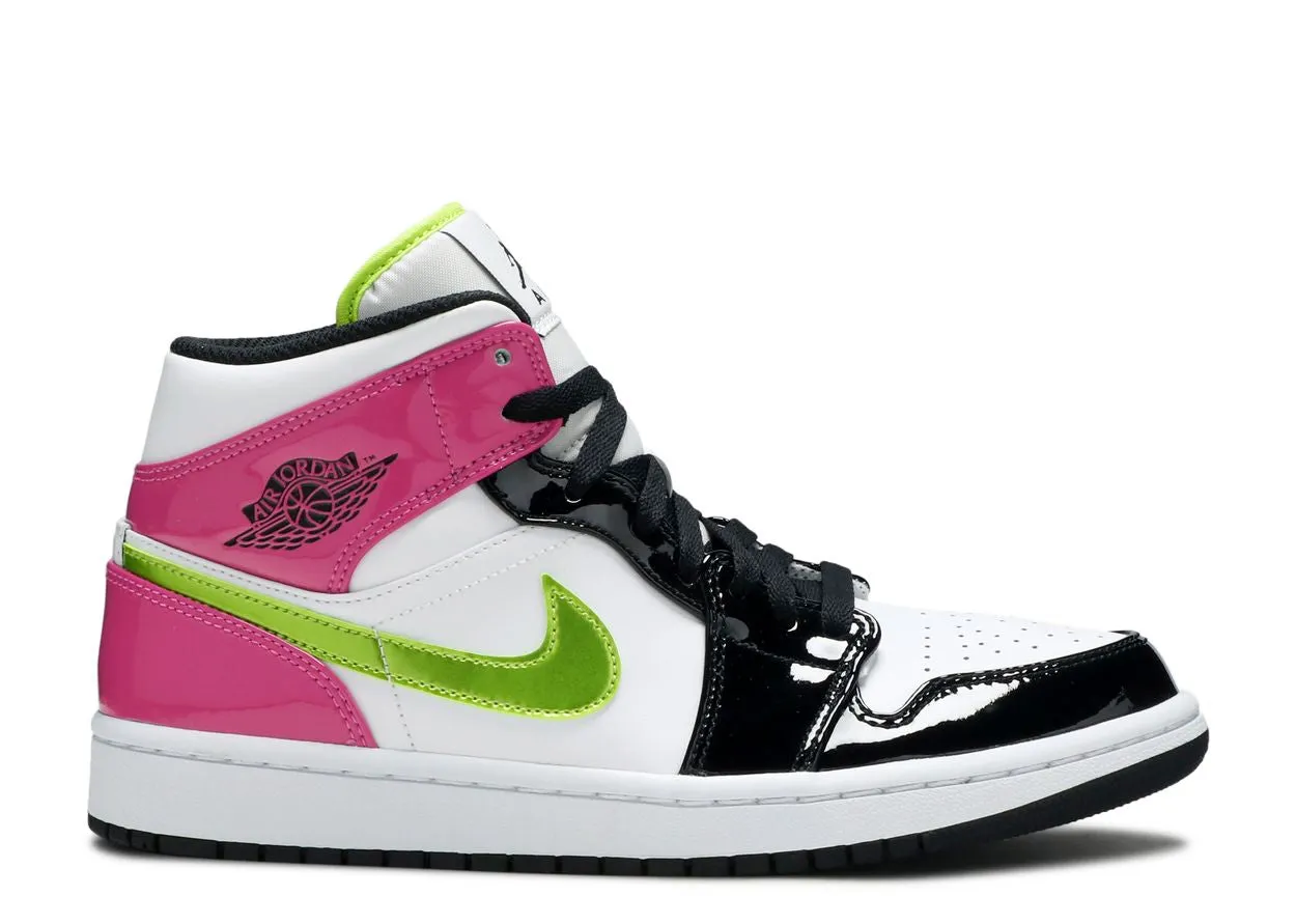 Outdoor Day Style Tour Air Jordan 1 Mid SE Cyber Active Fuchsia