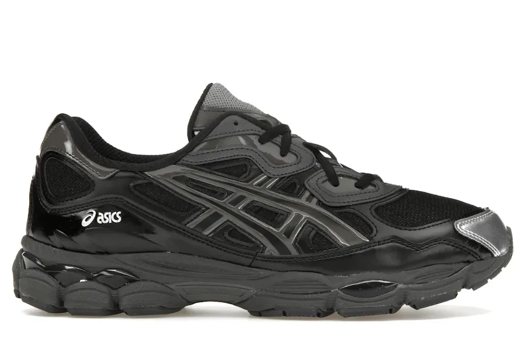 ASICS Gel-NYC Kicki Yang Zhang Black Pure Silver Lace   Up Closure Cool Fit