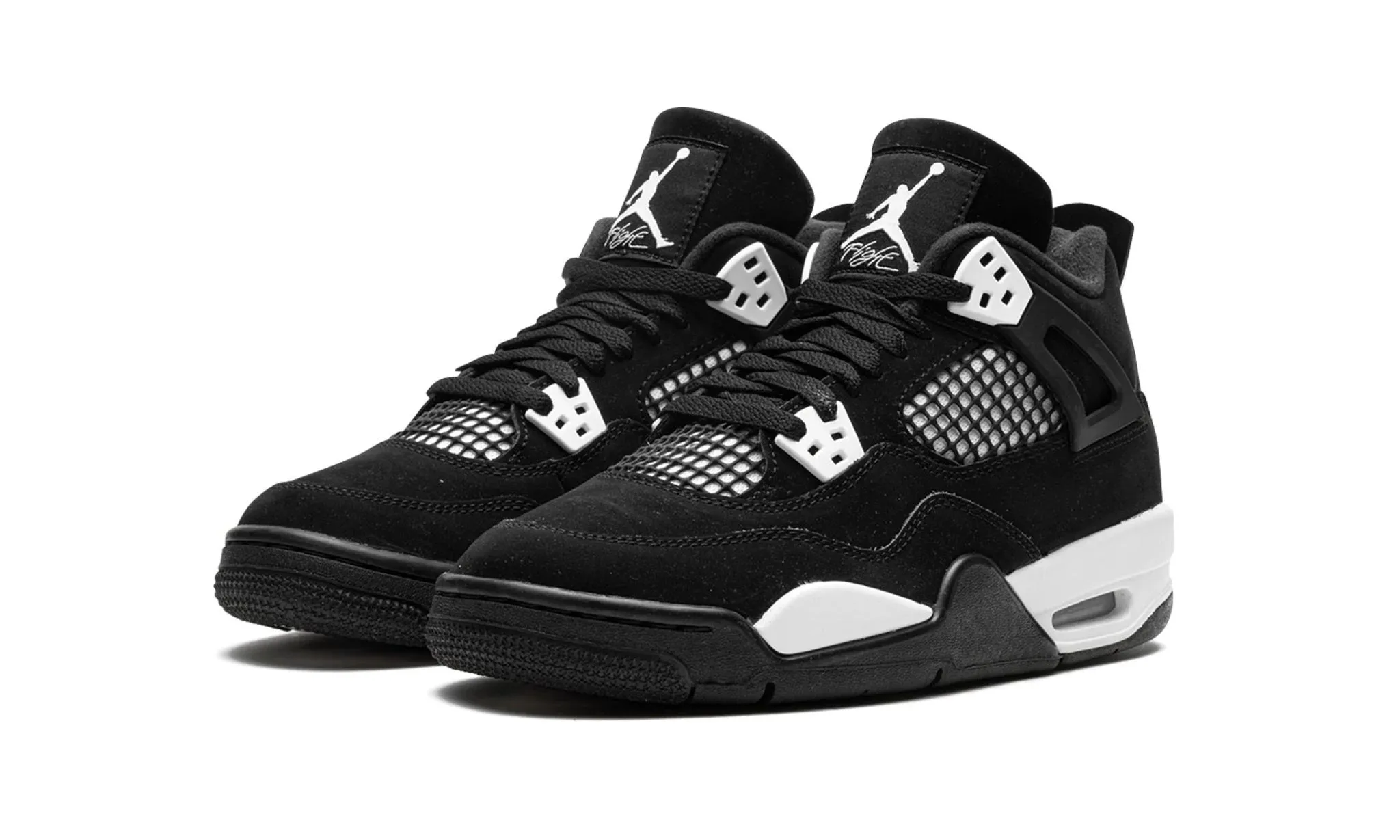 Basic Wear Easy Choice Jordan 4 Retro "White Thunder" Grade School