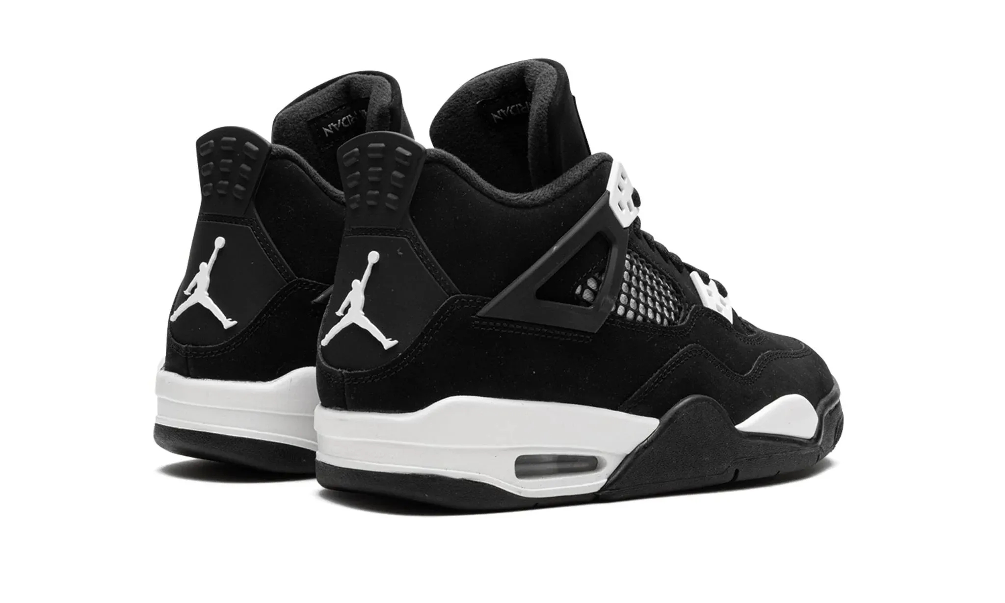 Clean Shape Jordan 4 Retro "White Thunder" Grade School