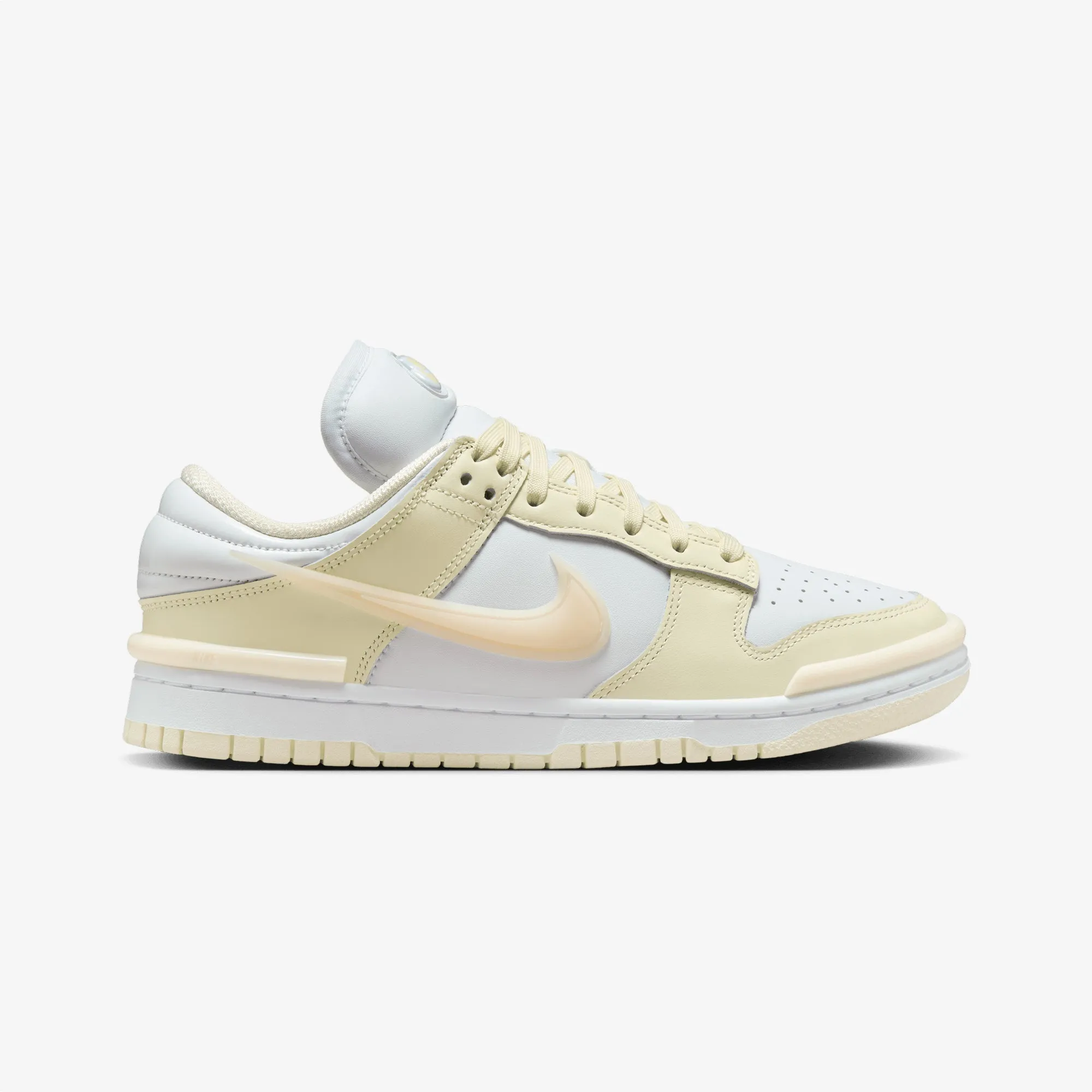 Nike | DUNK LOW TWIST  { COCONUT MILK/GUAVA ICE-WHITE Silk Feel Path Free