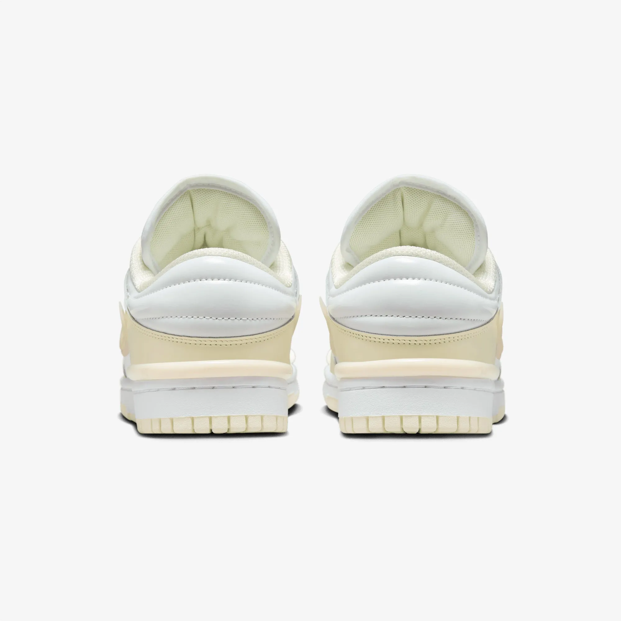 Nike | DUNK LOW TWIST  { COCONUT MILK/GUAVA ICE-WHITE Comfort Midsole Gym