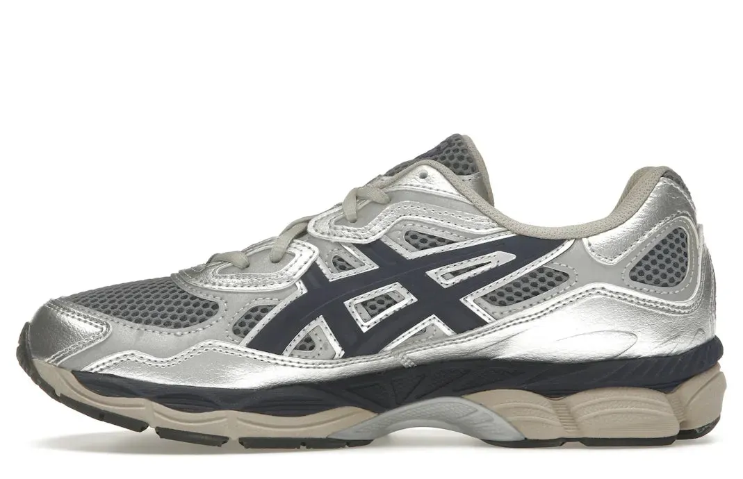 ASICS Gel-NYC Billy's Pure Silver Midnight Compression Molded Outsole Soft-touch design