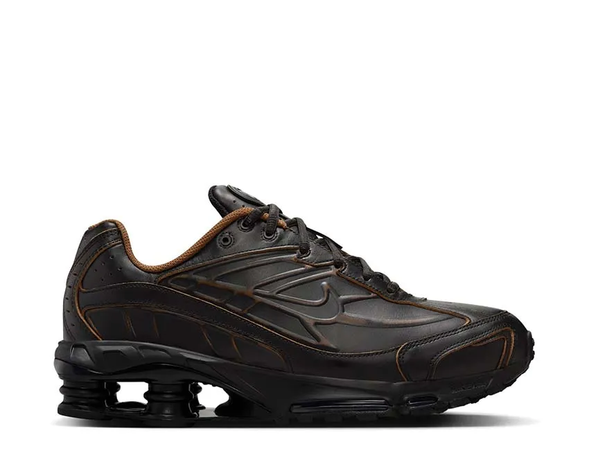 Nike Shox Ride 2 PRM "Leather British Tan" slow - paced shoes running in a cable car station area shoes
