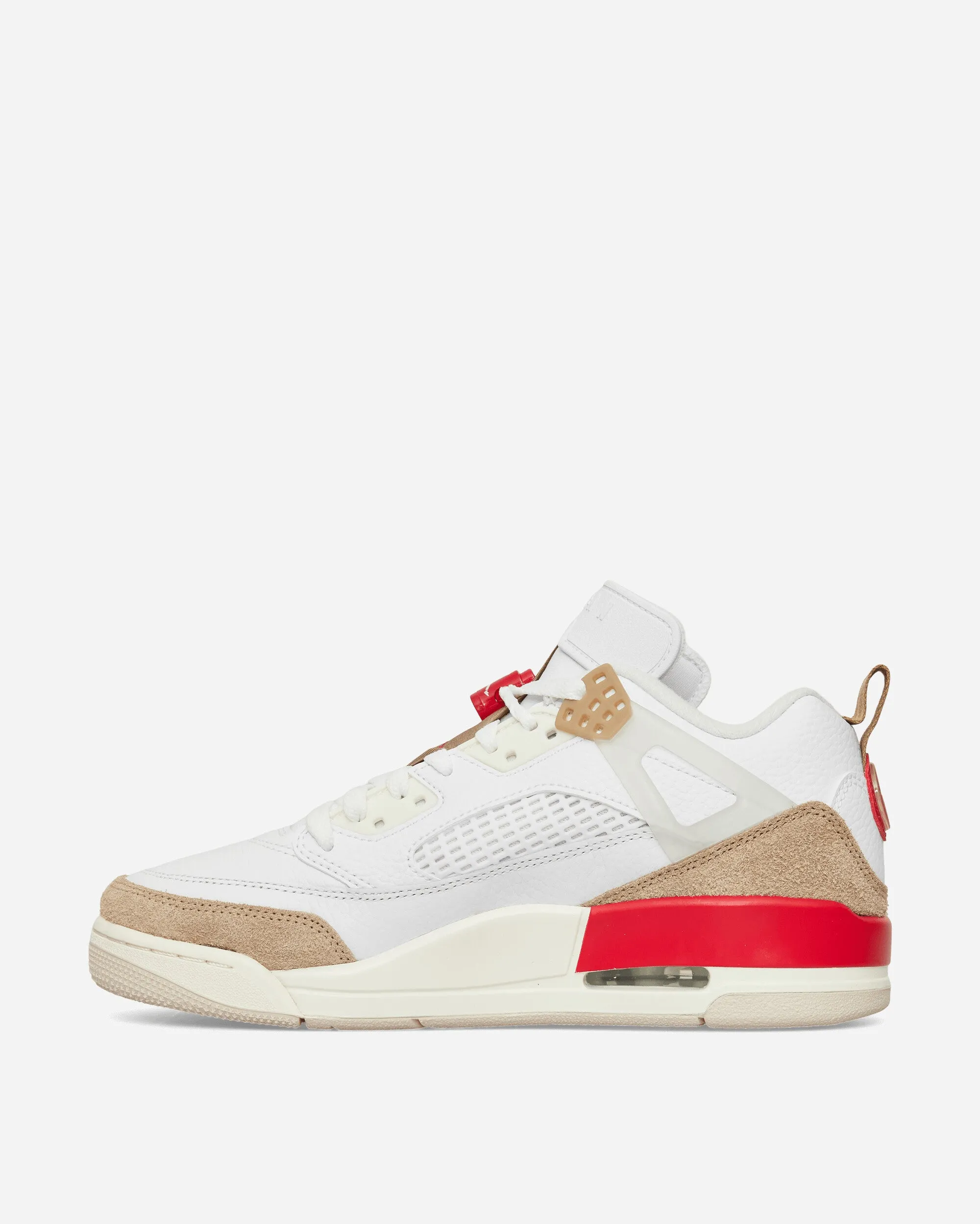 Classic Base Shock Guard Jordan Spizike Low Sneakers Desert Camo / Sail / Fire Red