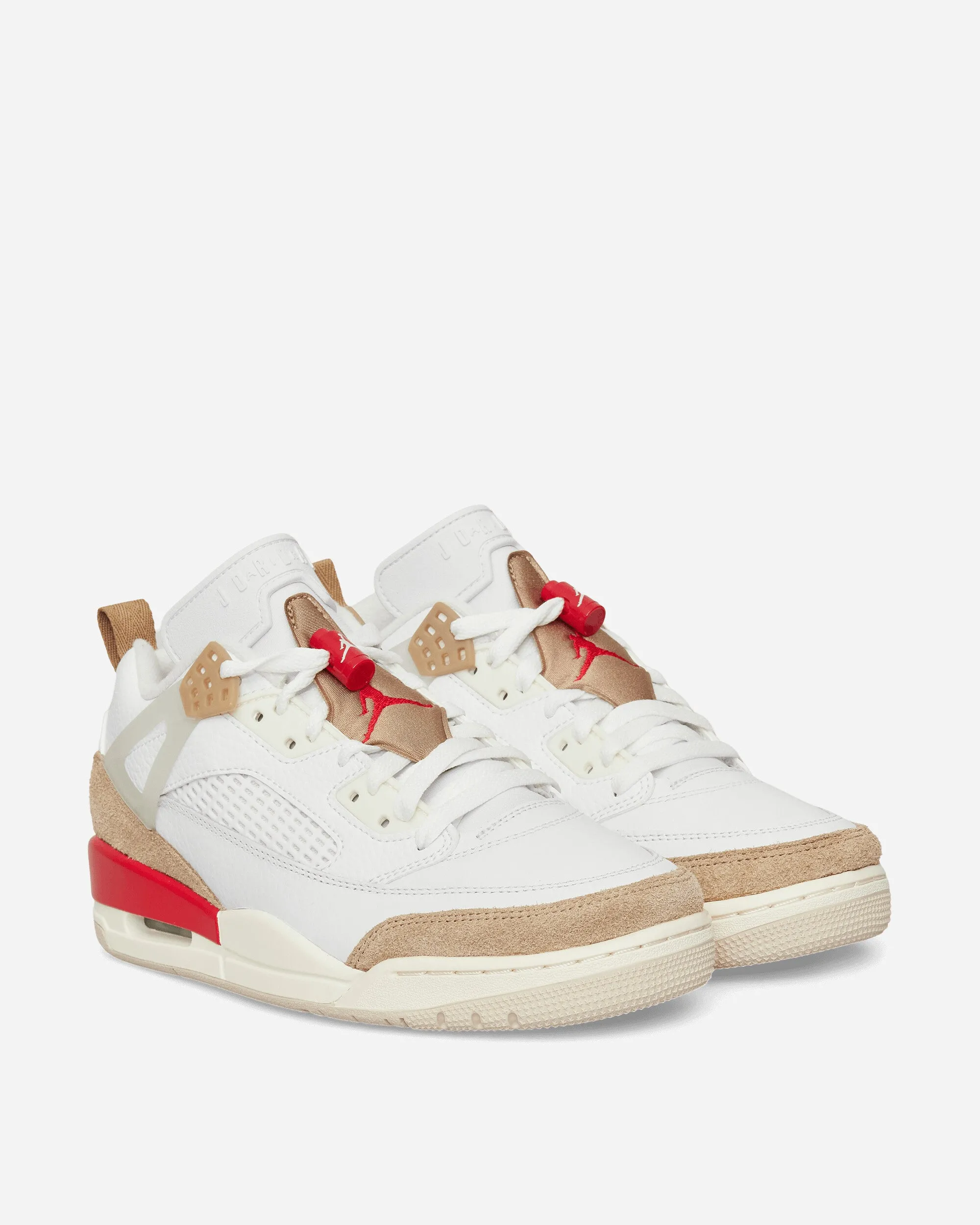 Jordan Spizike Low Sneakers Desert Camo / Sail / Fire Red Bold Neon