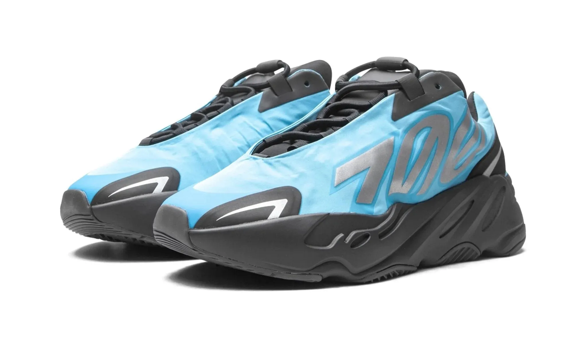 Fashionable Walk Yeezy Boost 700 "MNVN Bright Cyan"
