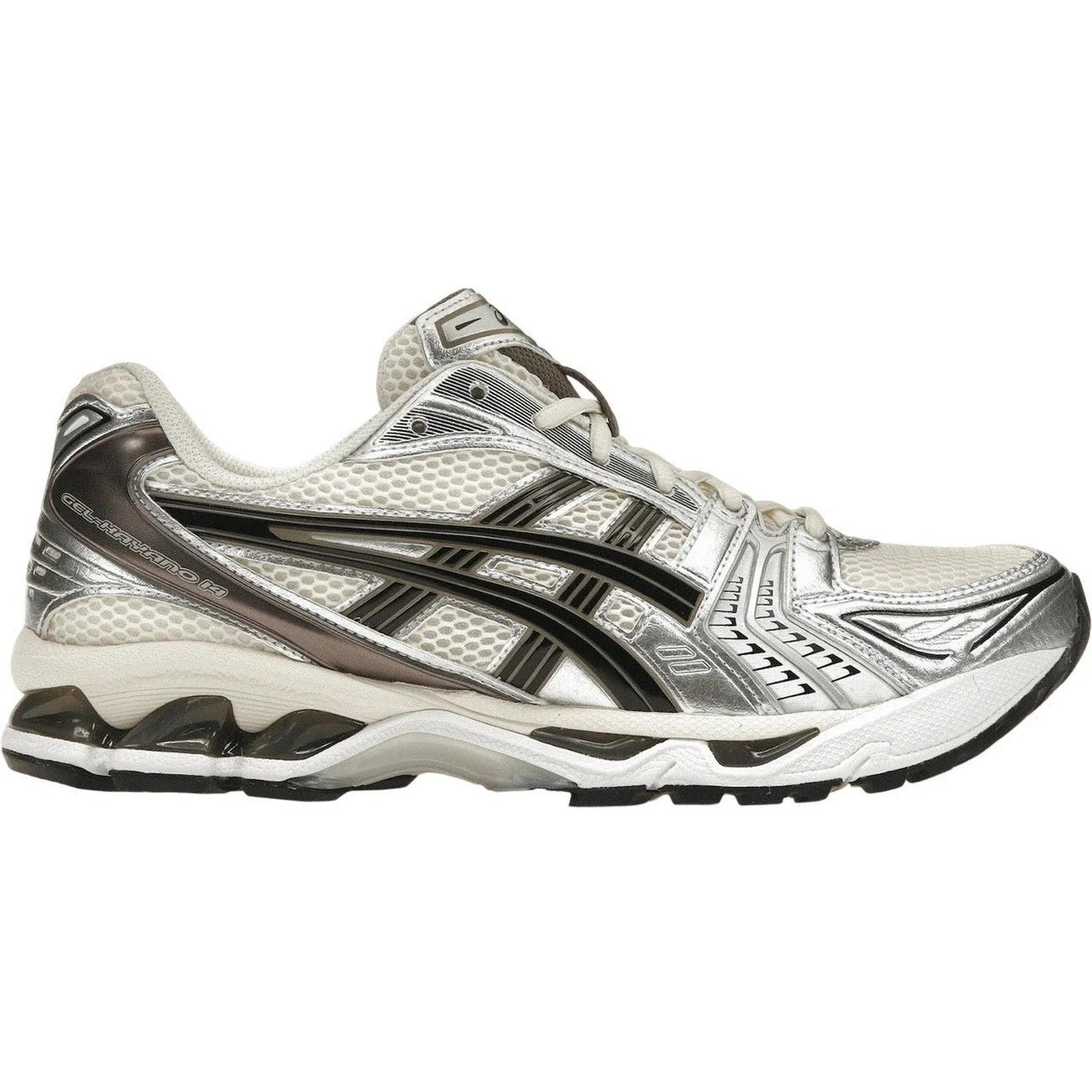 Stylish Buckle Fit ASICS Gel-Kayano 14 Cream Black Metallic Plum