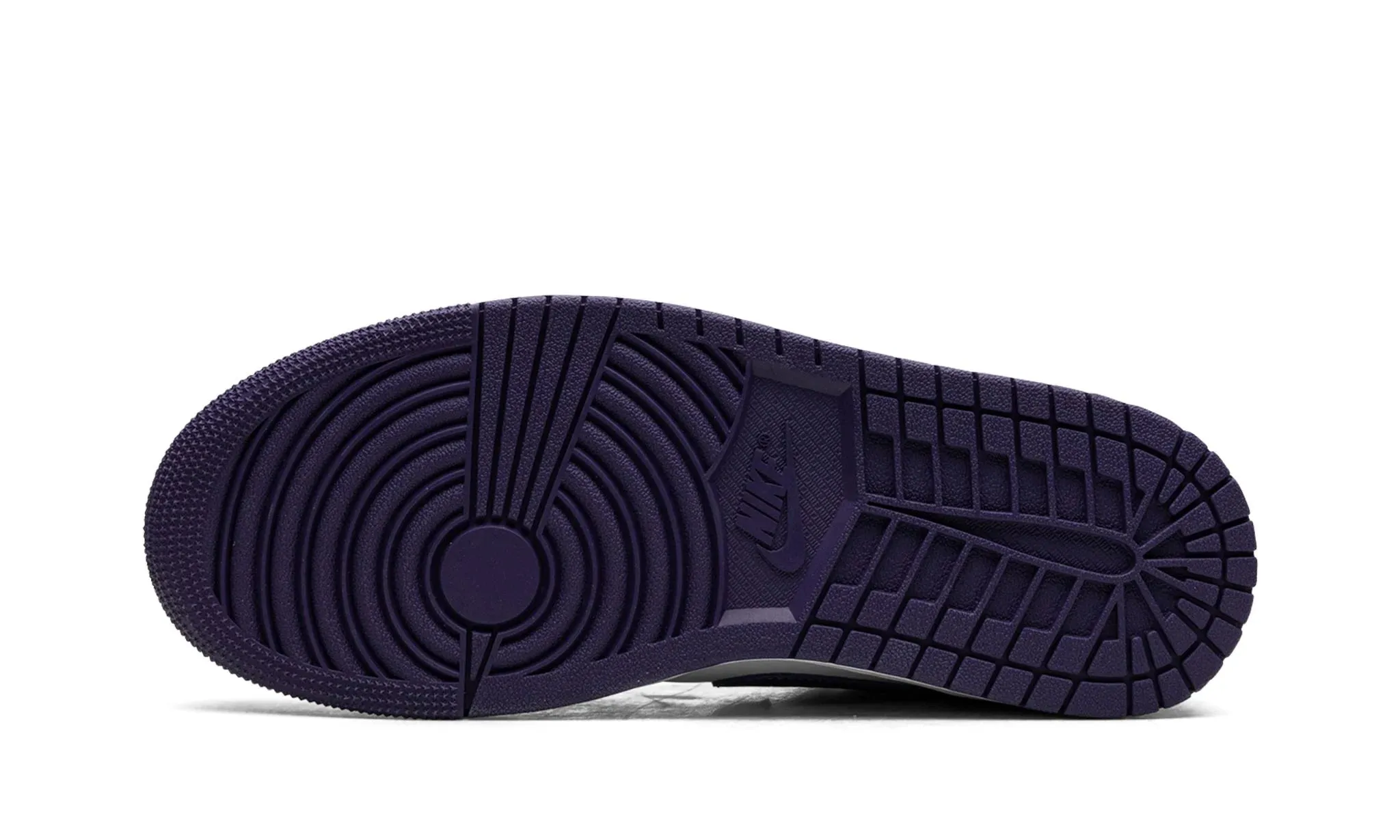 Neutral Base Deep Grip Air Jordan 1 Low Sky J Purple