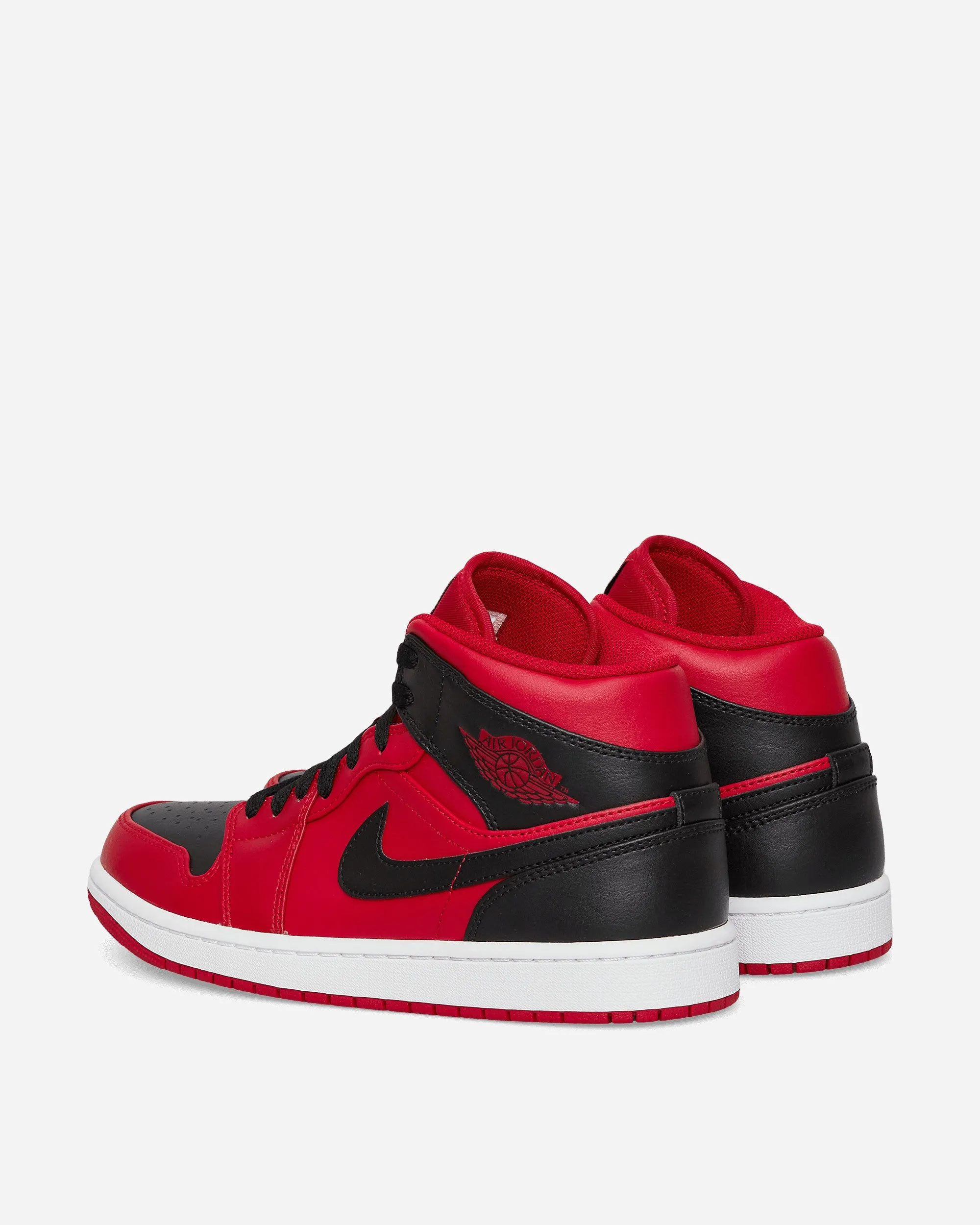 Air Jordan 1 Mid Sneakers Gym Red / Black Game Edge