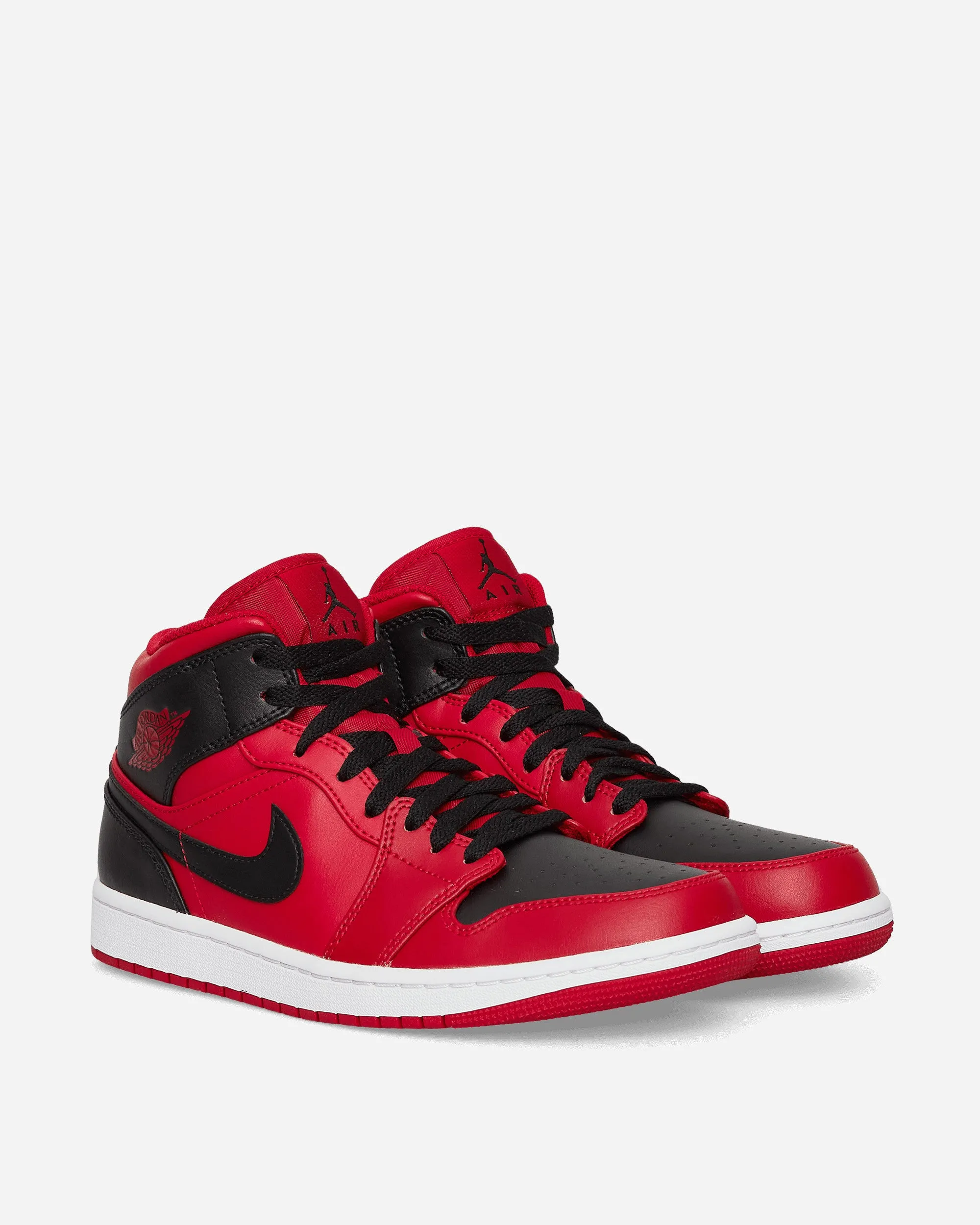 Arch support Surf Mode Air Jordan 1 Mid Sneakers Gym Red / Black