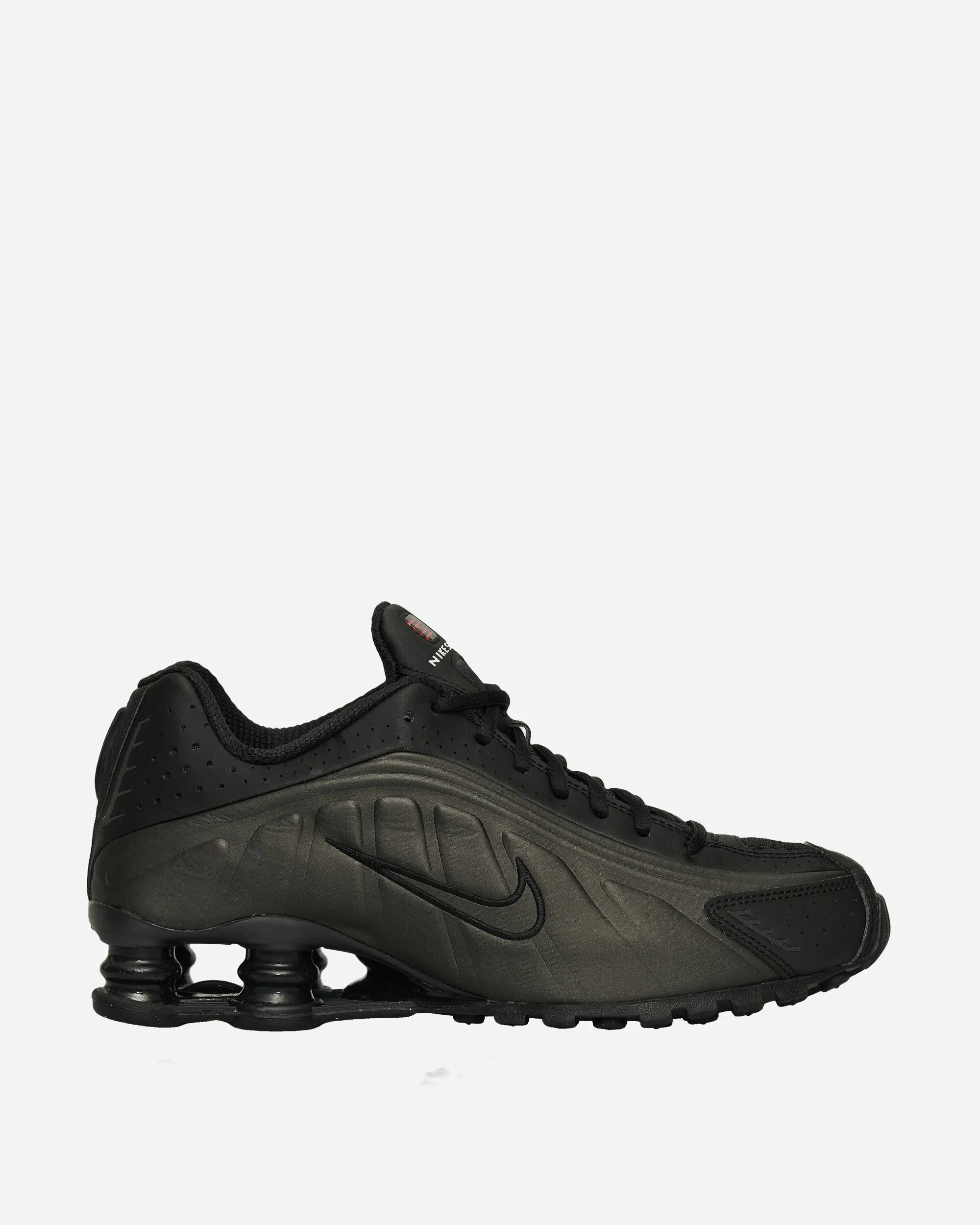 Festival Vibe Knitted Warm Shox R4 Sneakers Black / Bright Crimson