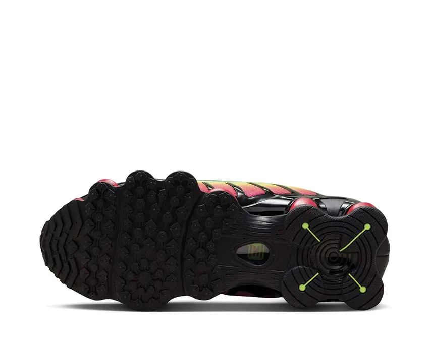 NIke Shox TL W running in a forest shoes