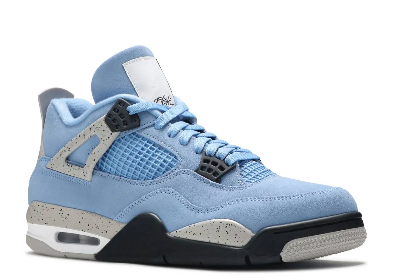 Air Jordan 4 Retro University Blue Breath Zone Lightweight Structure