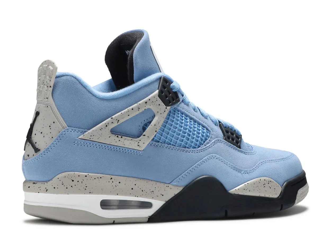 Air Jordan 4 Retro University Blue Wind Step Fit Anytime
