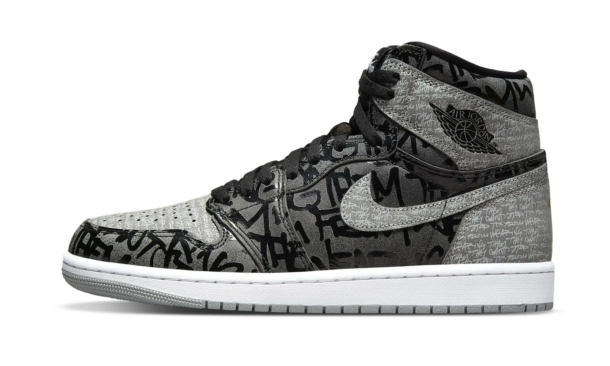 Air Jordan 1 Retro High OG Rebellionaire Practical Design Lake Step