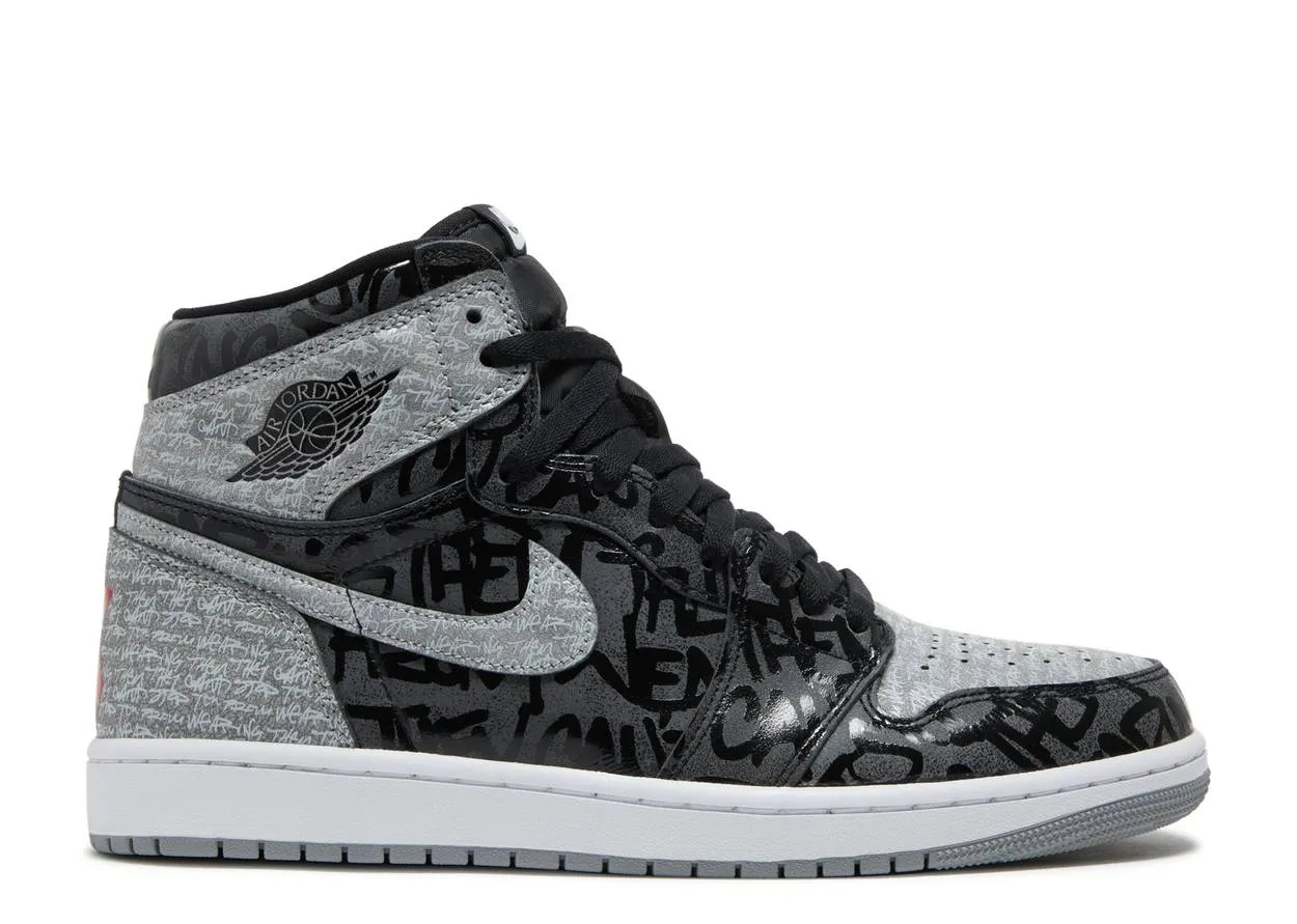 Look Walk waterproof Air Jordan 1 High OG Rebellionaire