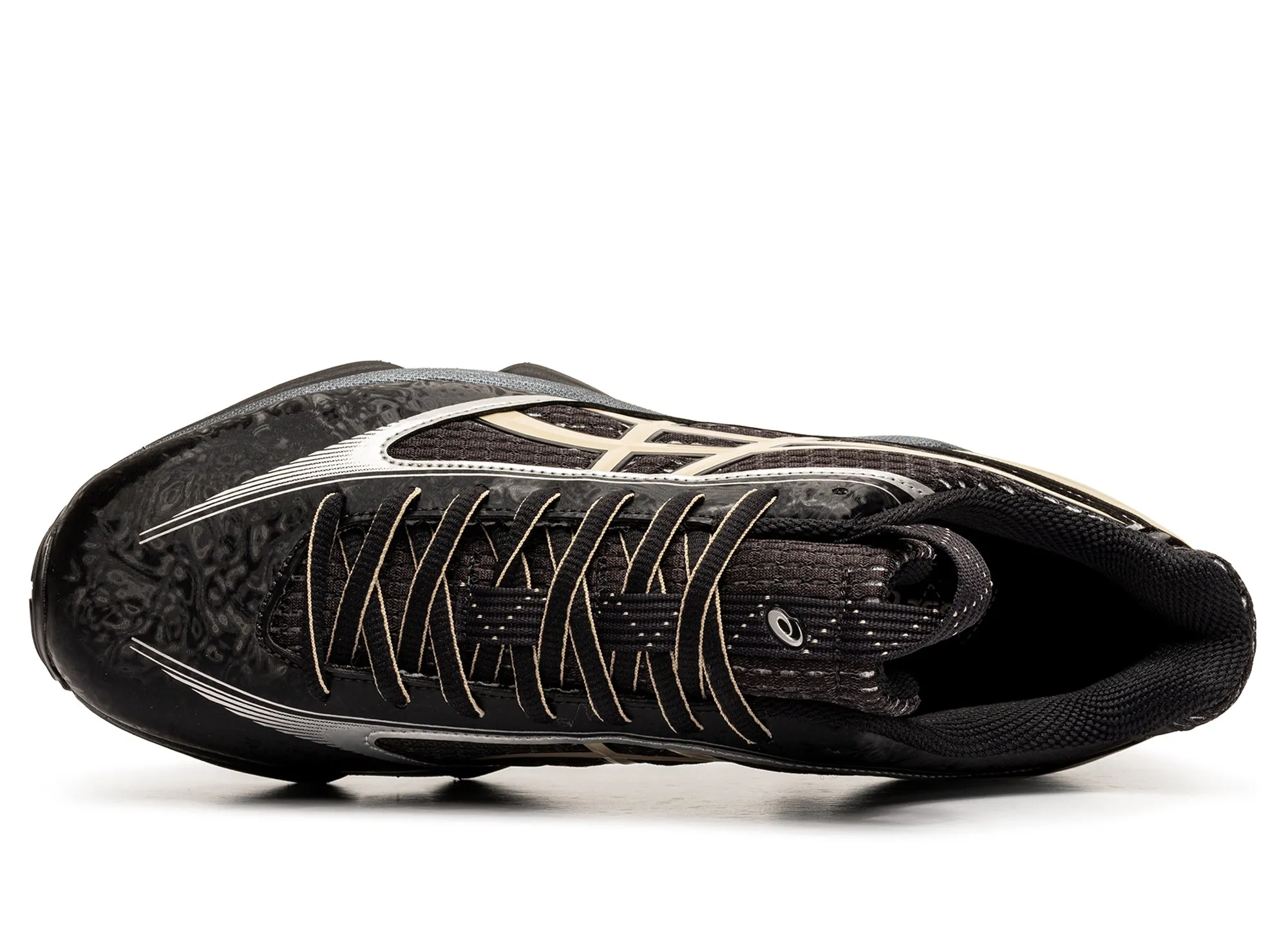 Move Light Asics US6-S Gel-Kinetic Fluent 'Black / Vanilla'