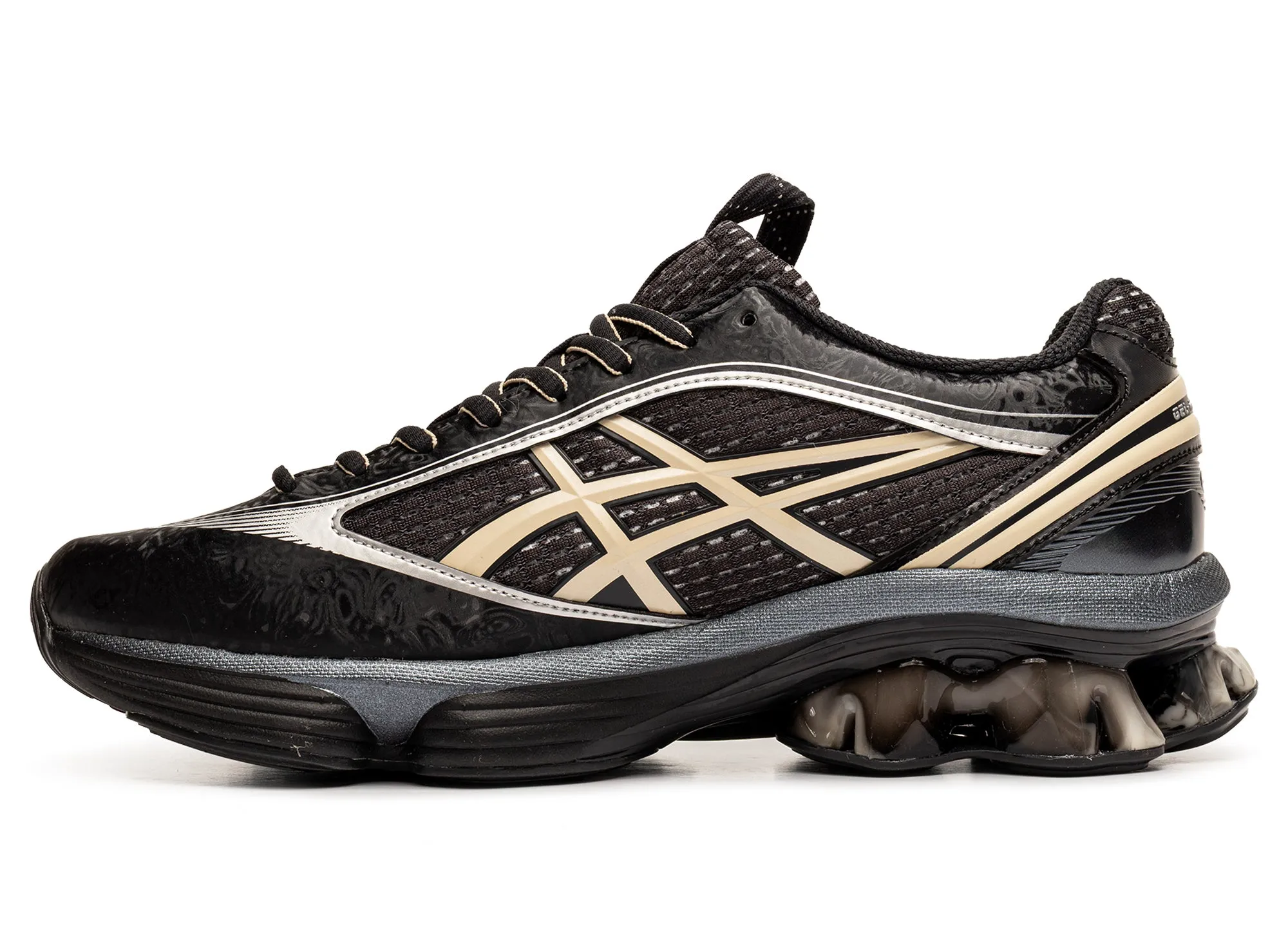 Asics US6-S Gel-Kinetic Fluent 'Black / Vanilla' Safe Land