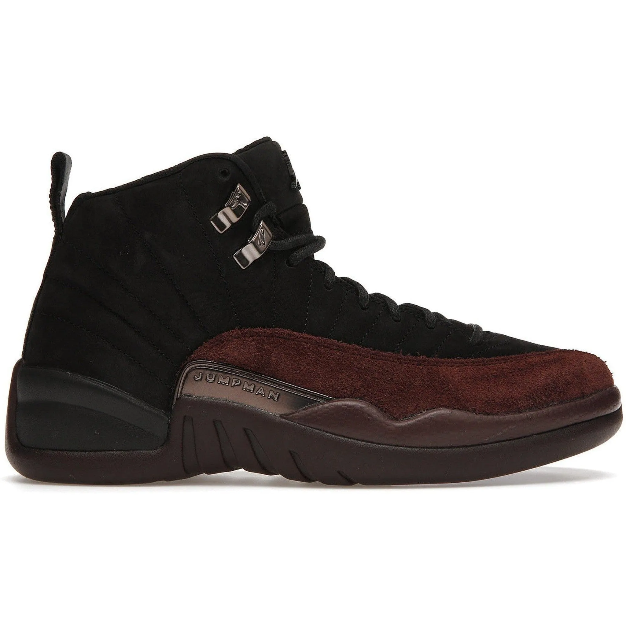 Clean Silhouette Jordan 12 Retro A Ma Mani??re Black (W)