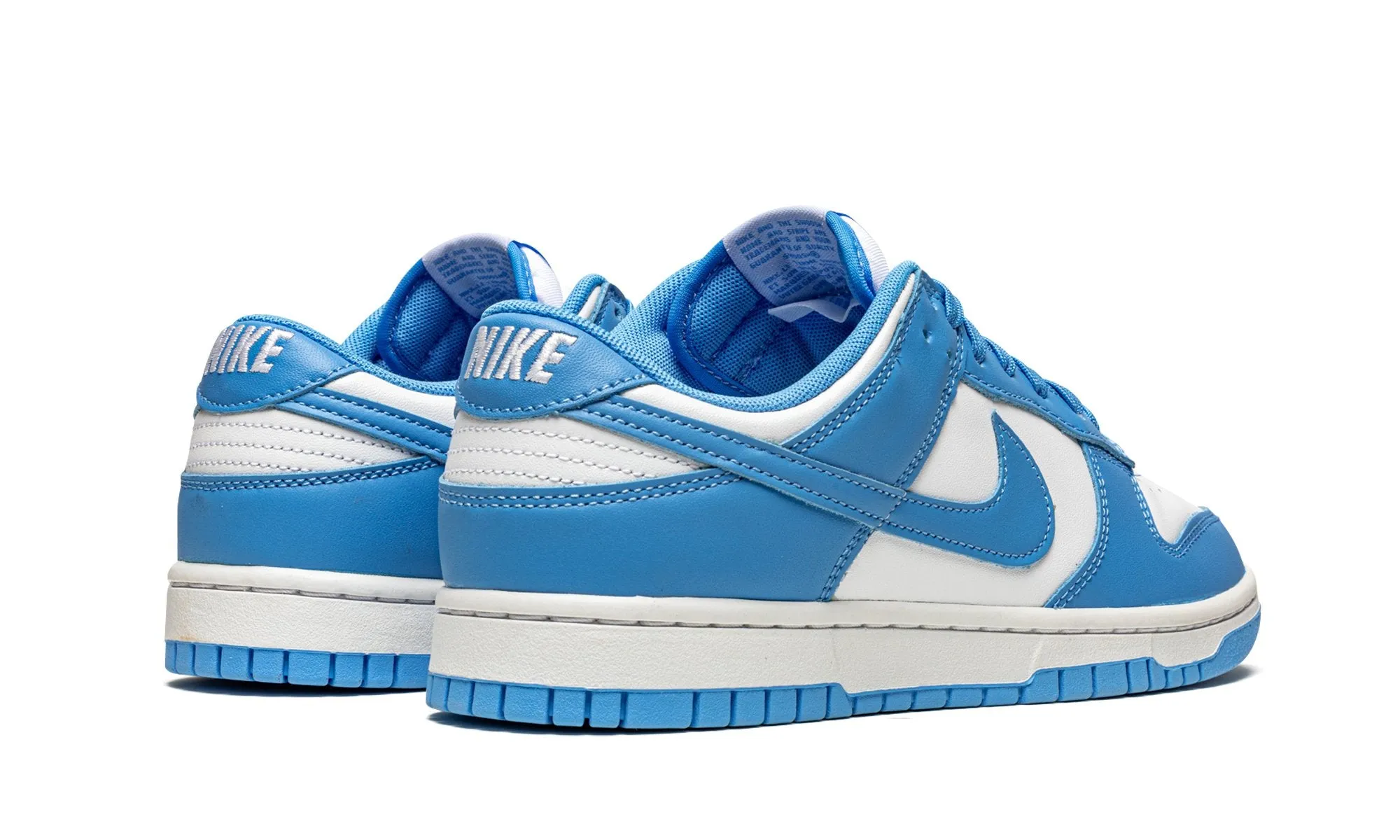 Nike Dunk Low "UNC" (2021) Grade School Step Relief Comfortable Footbed
