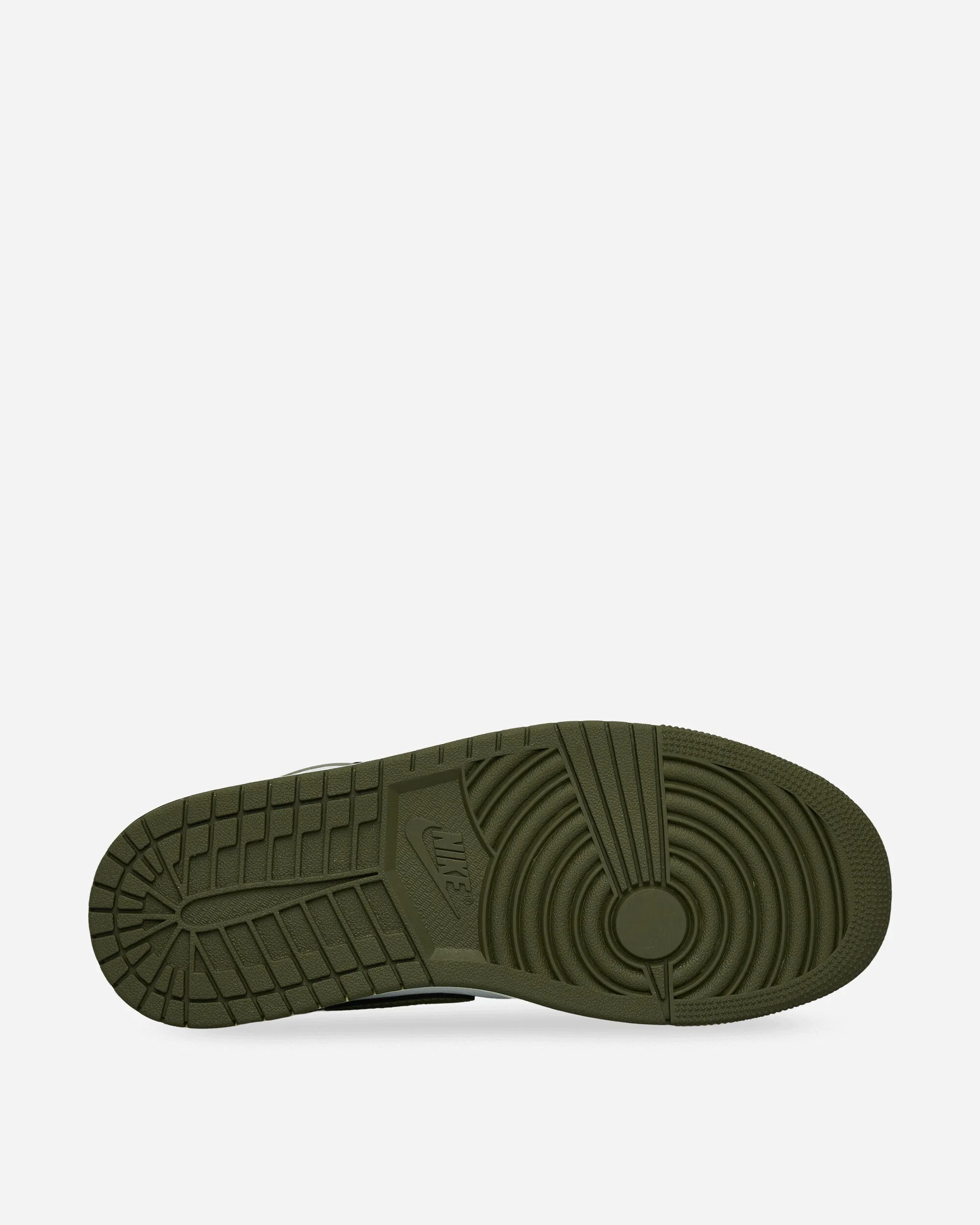 Air Jordan 1 Low Sneakers Black / Medium Olive Sea Breeze