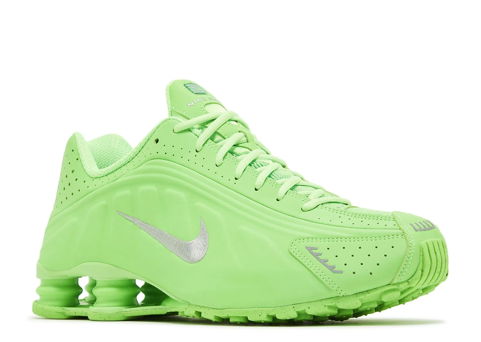 perforated - design water - proof Nike Shox R4 Green Strike