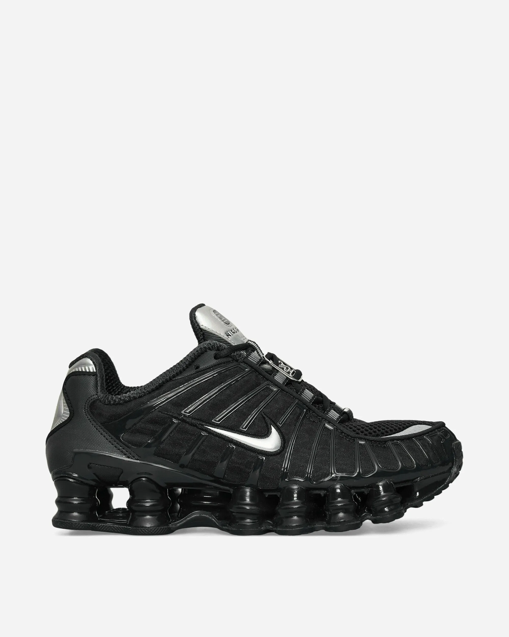 Women's Shox TL Sneakers Off Noir / Metallic Silver Lace Tie