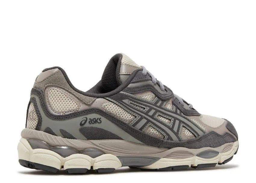 Asics Gel-NYC Oatmeal Obsidian Grey Vegan Leather Alternatives