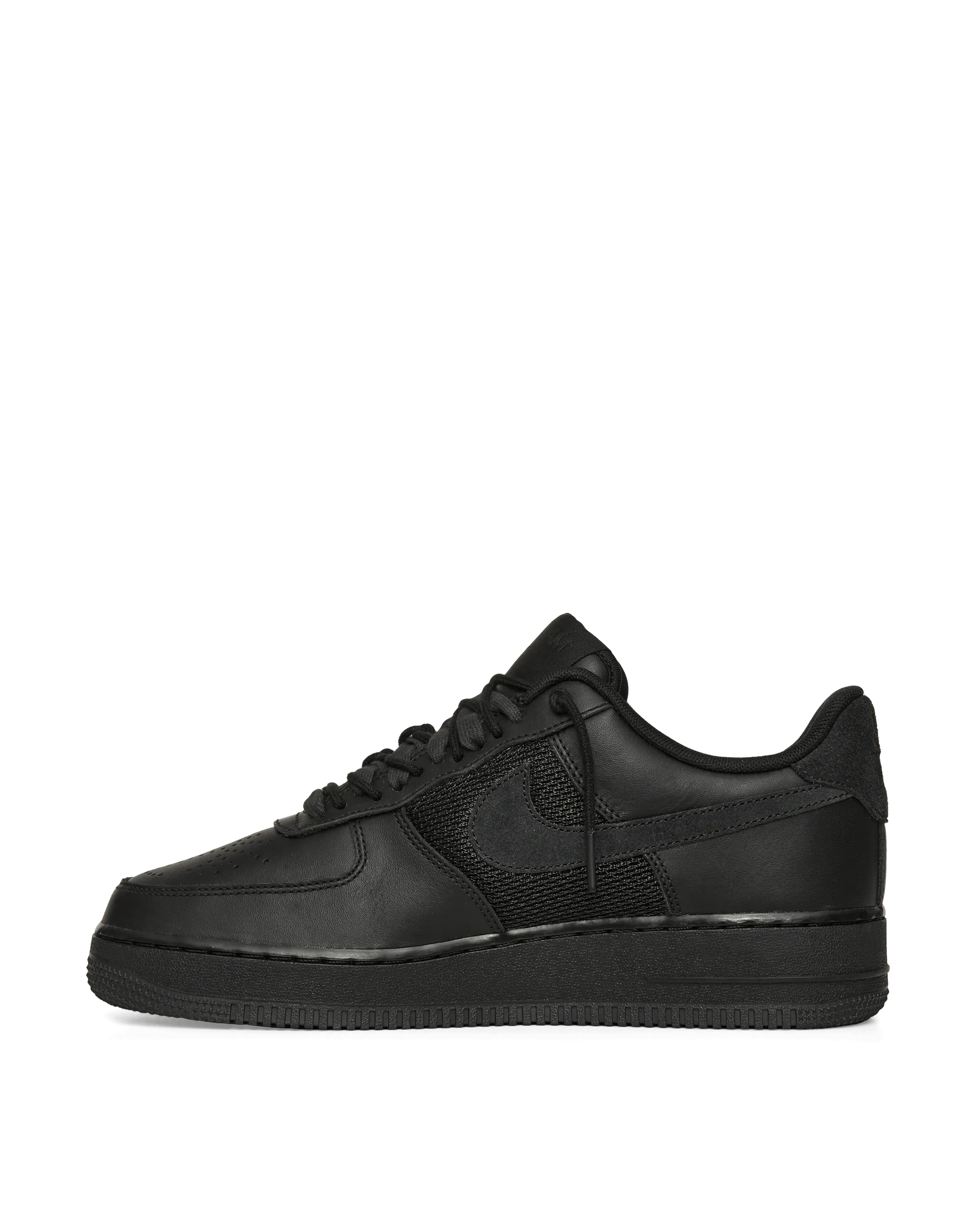 Resort Mood Lace Up Slam Jam Air Force 1 Sneakers Black