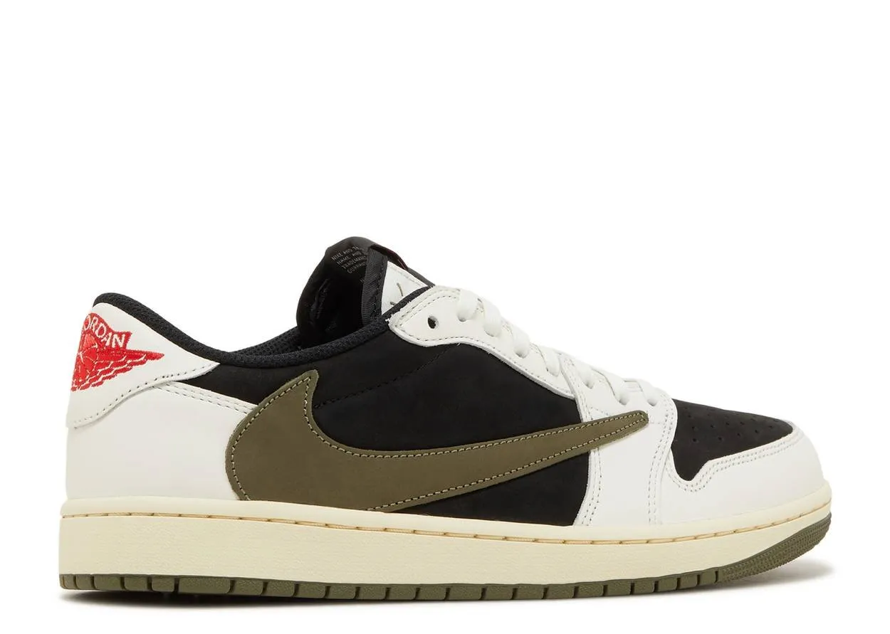 Air Jordan 1 Low OG SP Travis Scott Olive Indoor Walk Summer Wear