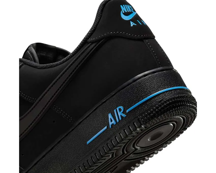 Nike Air Force 1 '07 "Black University Blue" No Effort Harbor Run