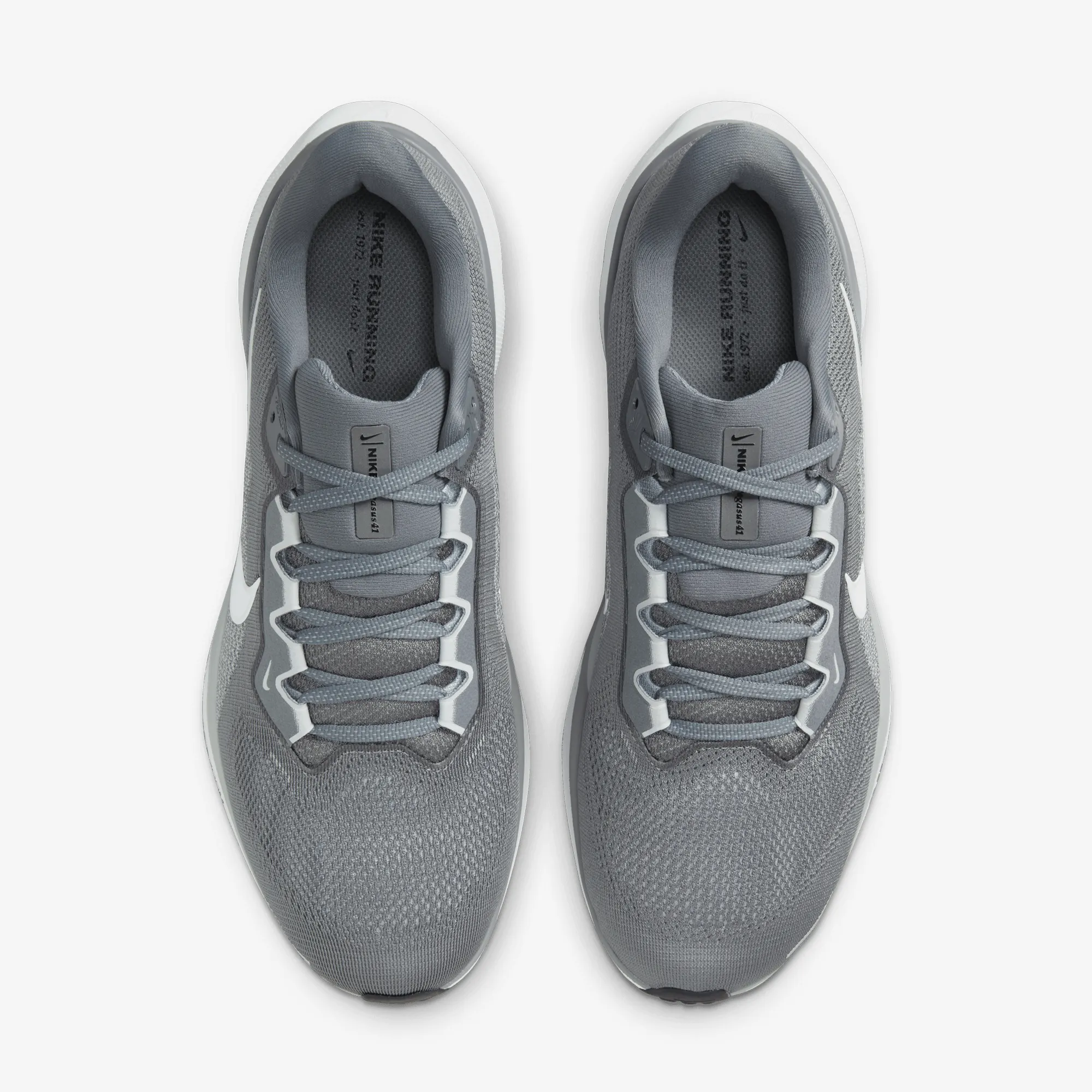 Nike | AIR ZOOM PEGASUS 41 { COOL GREY/WHITE-WOLF GREY-PURE PLATINUM Gloss Mood Park Step