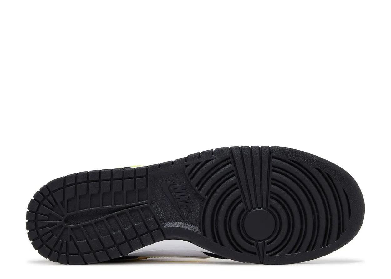 Nike Dunk Low Black Opti Yellow Smooth Lining