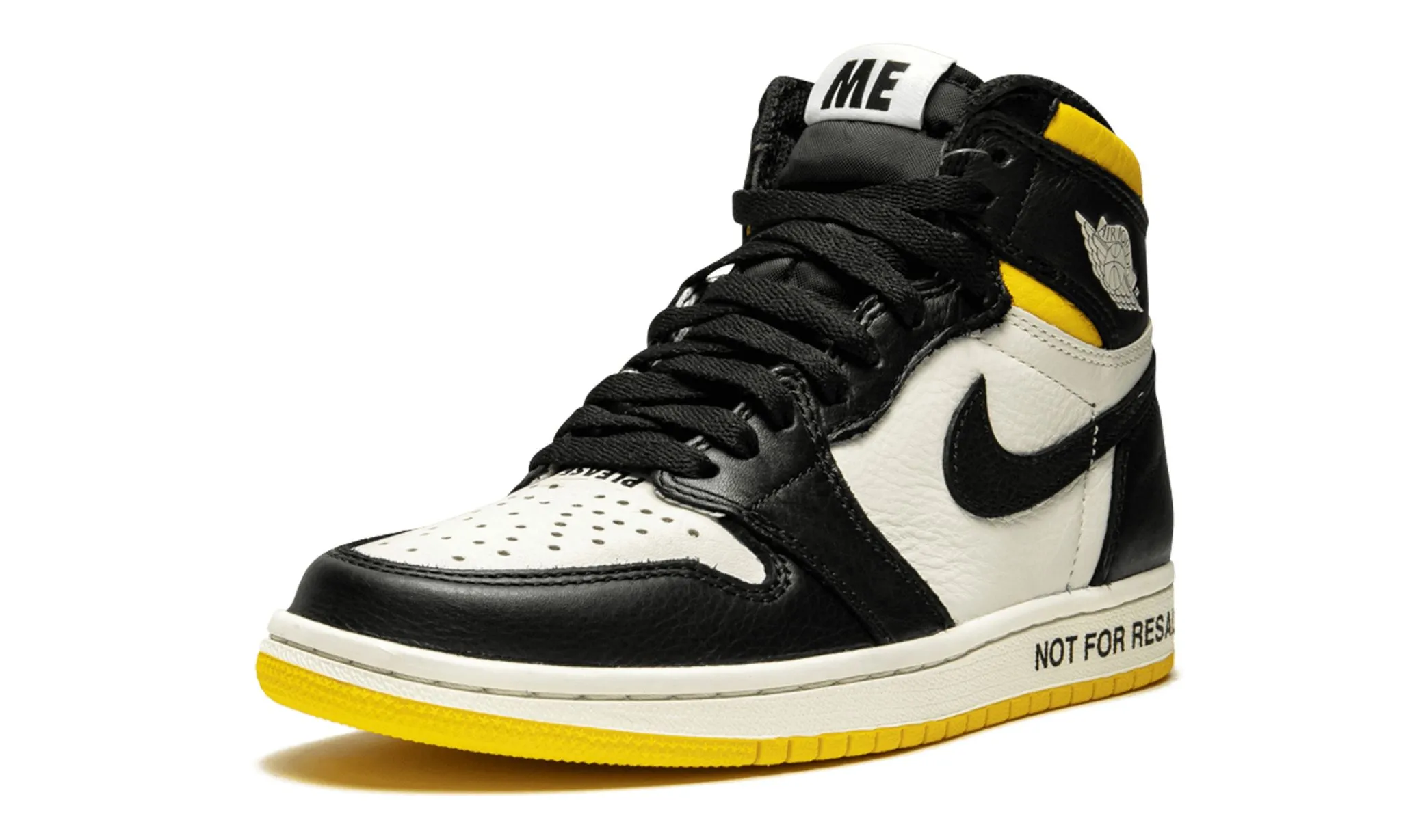 Air Jordan 1 Retro High OG NRG Not For Resale Varsity Maize Rubber Sole SlipOn