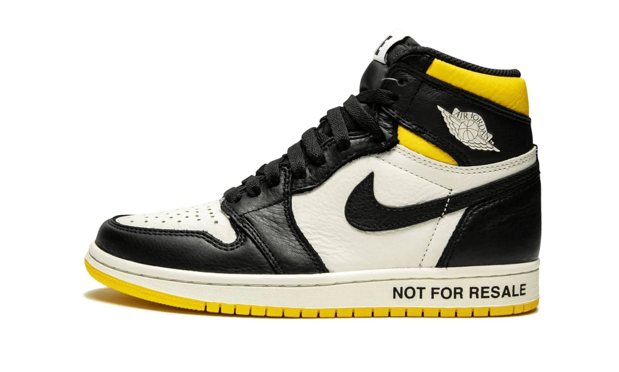 Fresh Wear Low Step Air Jordan 1 Retro High OG NRG Not For Resale Varsity Maize