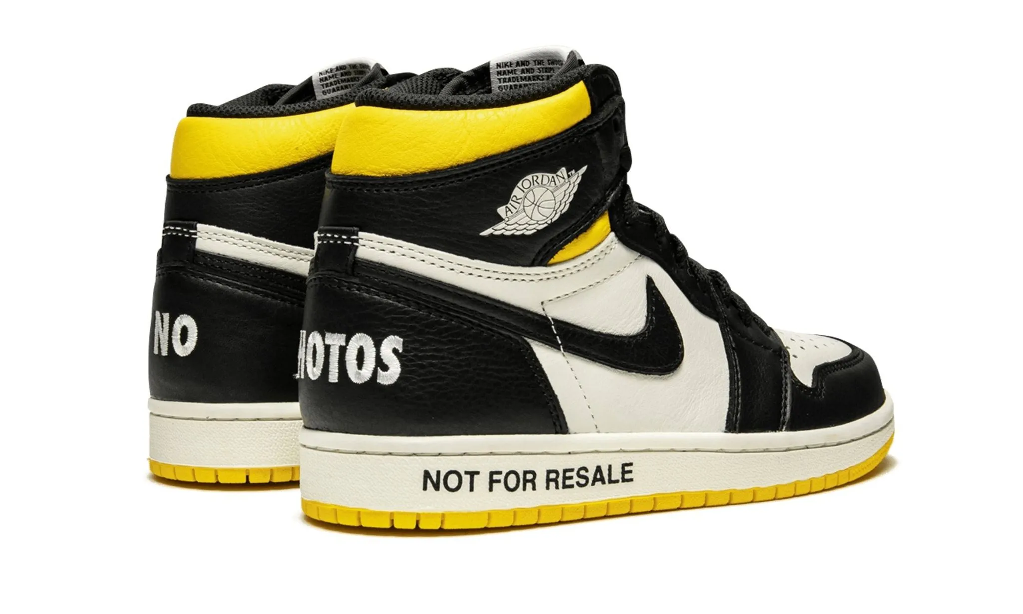 Smart Look Style Fit Air Jordan 1 Retro High OG NRG Not For Resale Varsity Maize