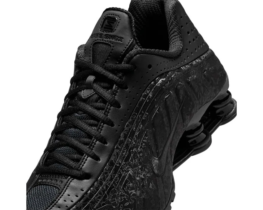 gender - specific shoes firm - midsole shoes Nike Shox R4 W "Black Floral"