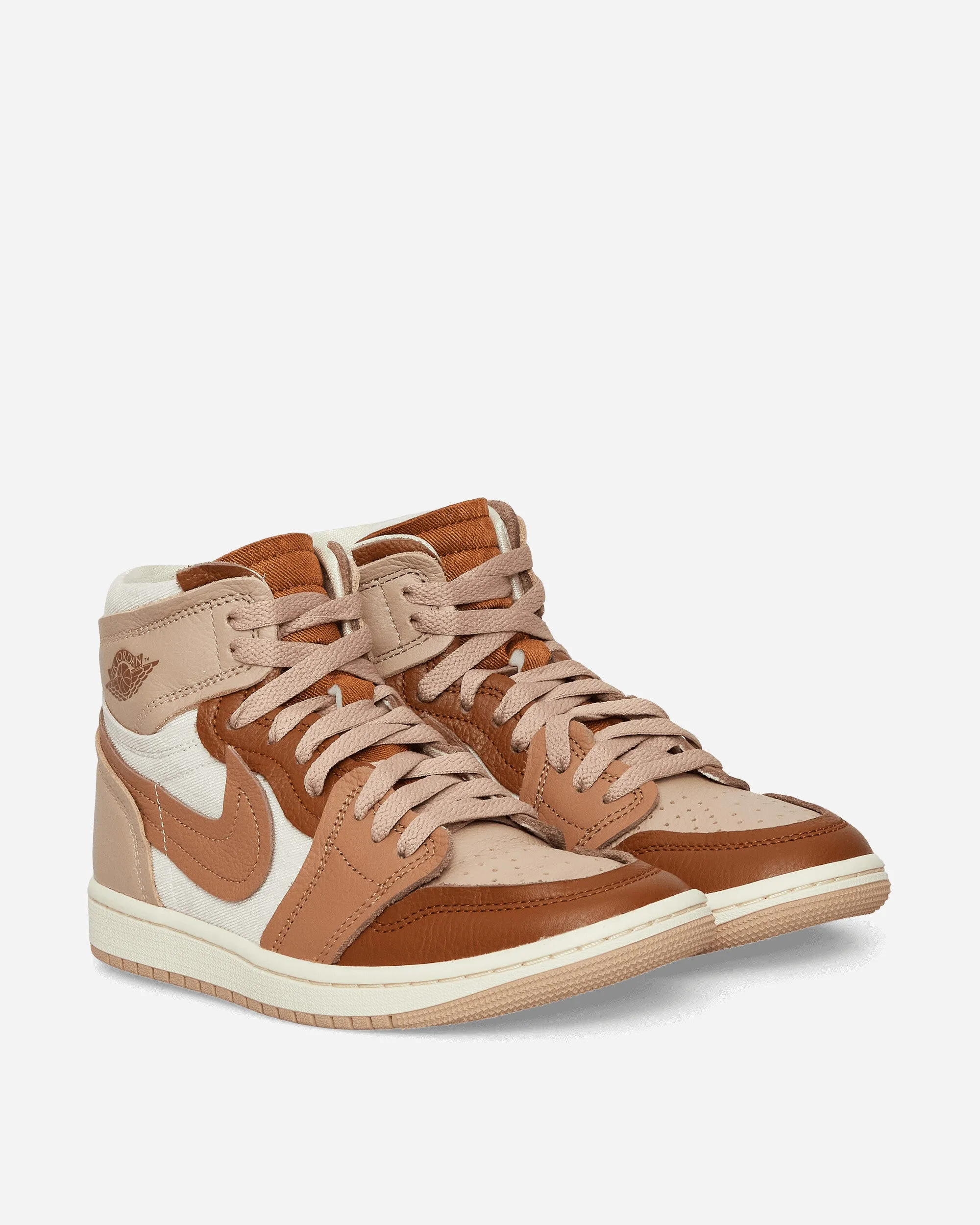 Women's Air Jordan 1 High Method of Make Sneakers Legend Mid Brown Hiking Mood