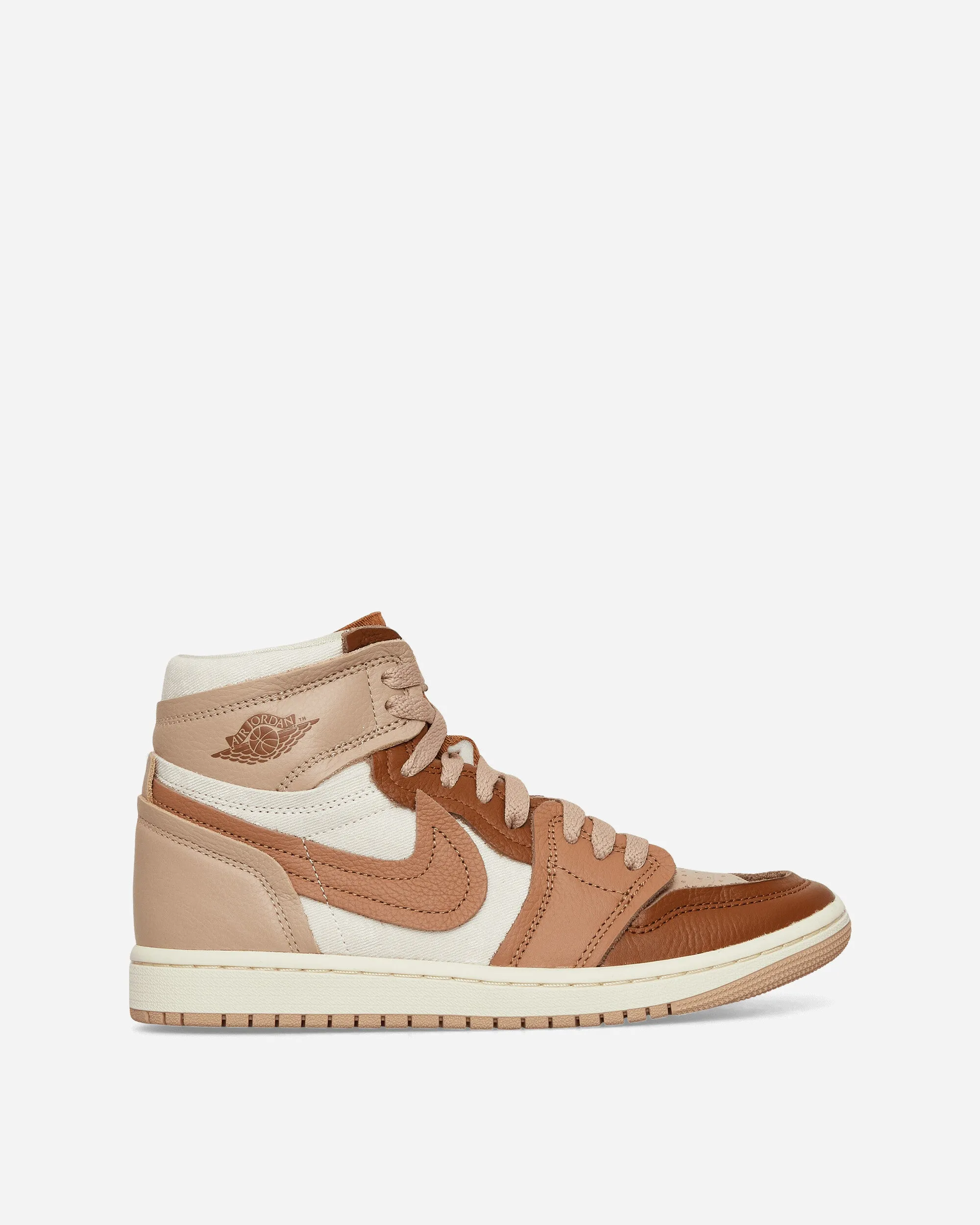 Comfort Slope Lightweight Design Women's Air Jordan 1 High Method of Make Sneakers Legend Mid Brown