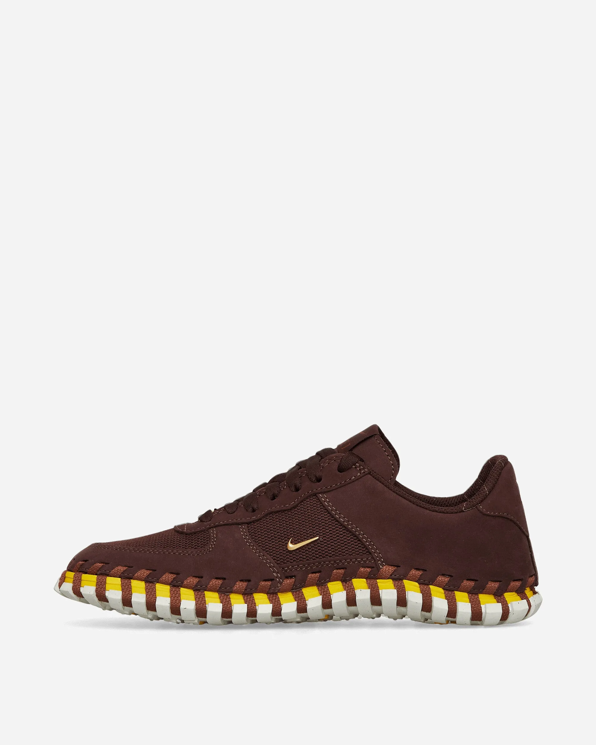 Fire Red Quick Life Women's JACQUEMUS J Force 1 Low LX Sneakers Earth / Metallic Gold