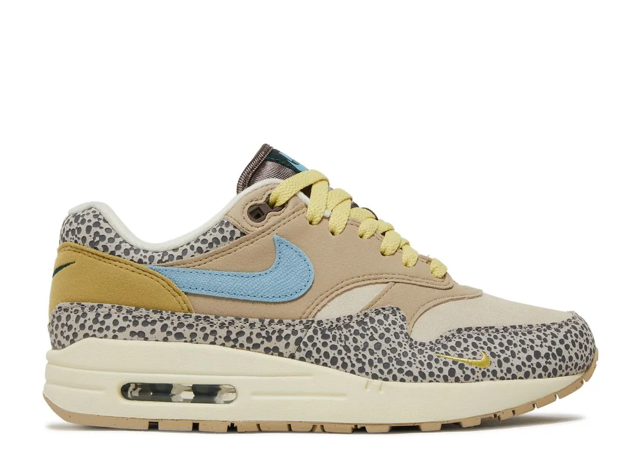 Slow Step Sweat   wicking Nike Air Max 1 Safari Cobblestone
