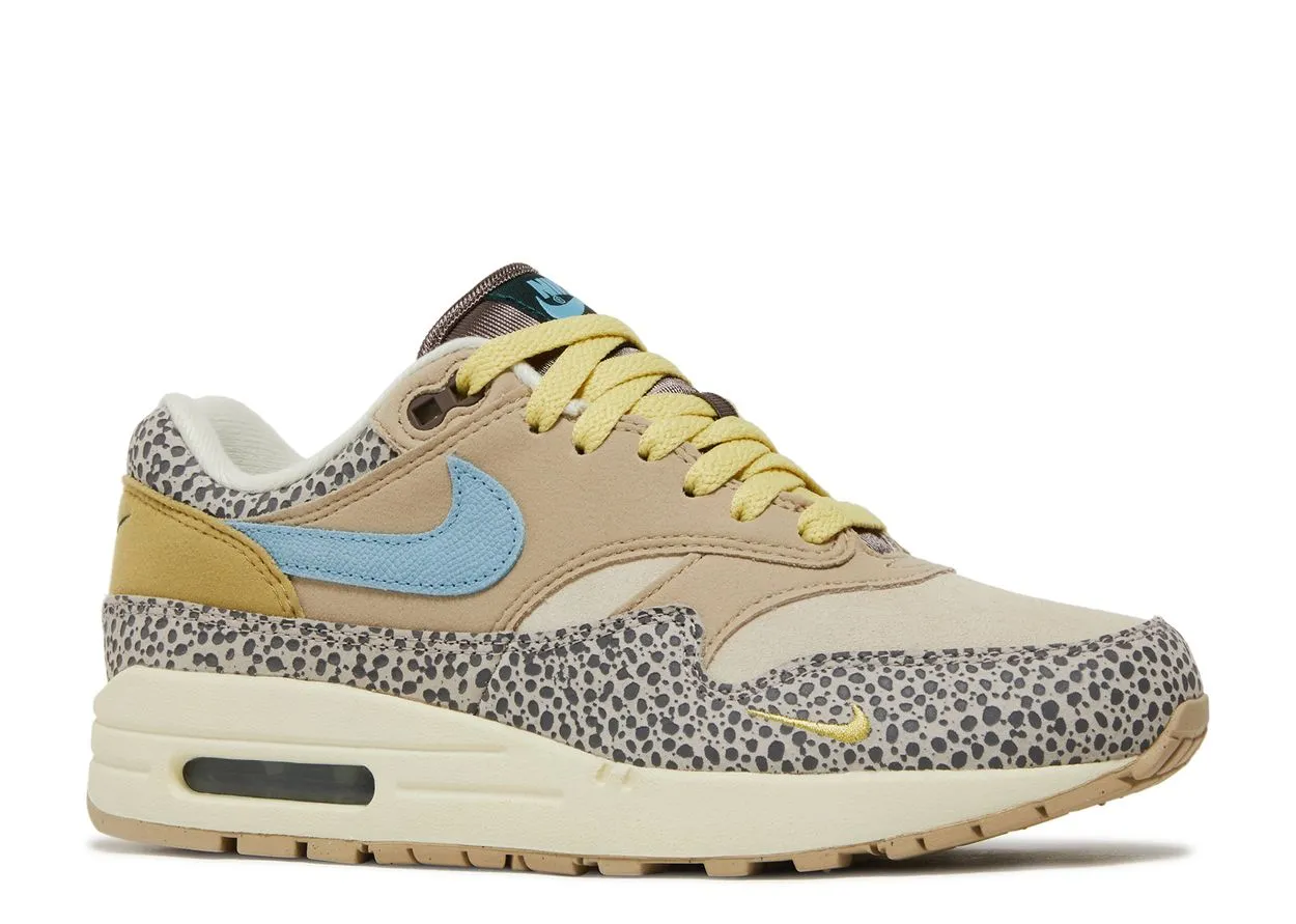 workout shoes Step Relief Nike Air Max 1 Safari Cobblestone