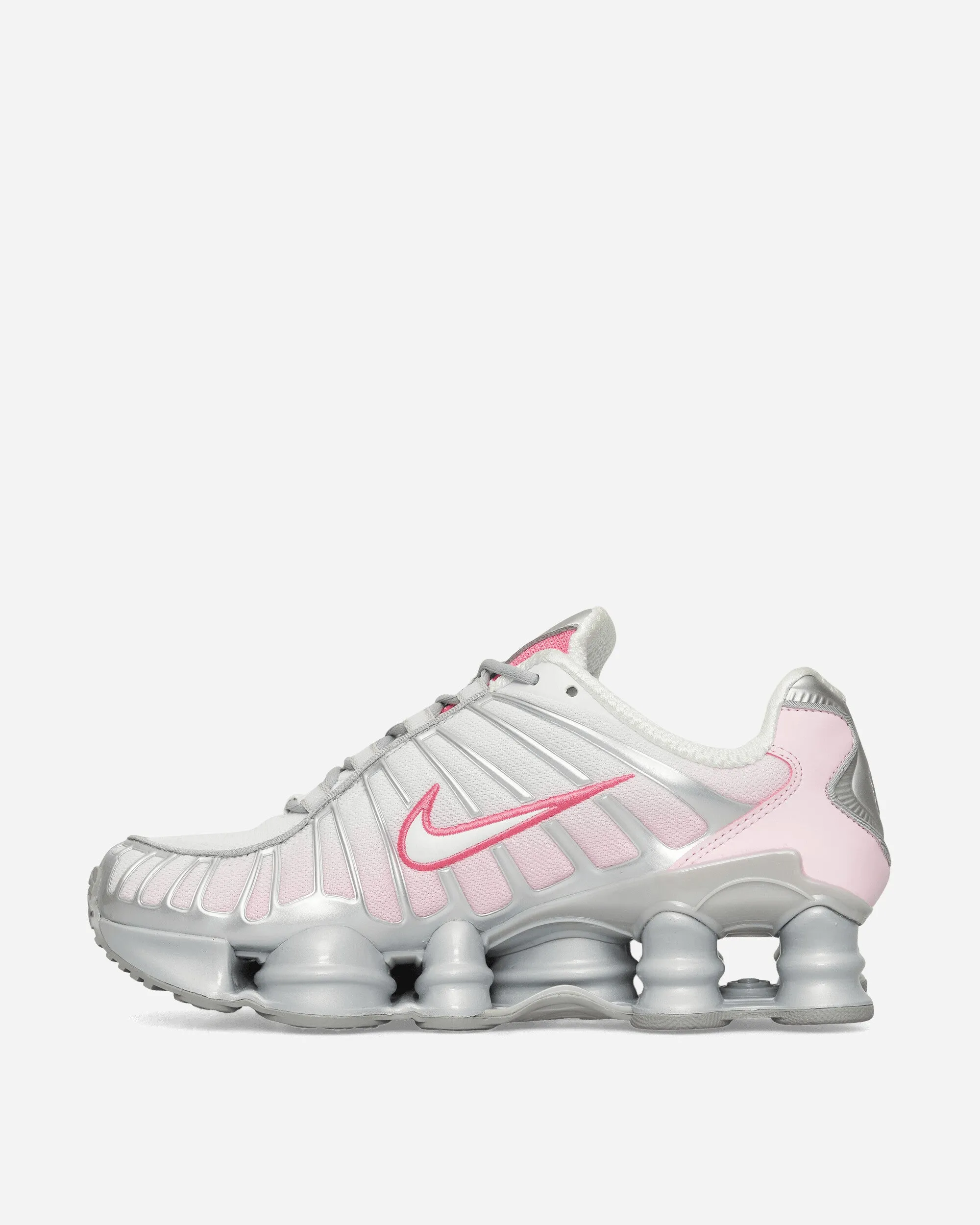 Women's Shox TL Sneakers Metallic Platinum / Pink Foam Stretchable Free Soul