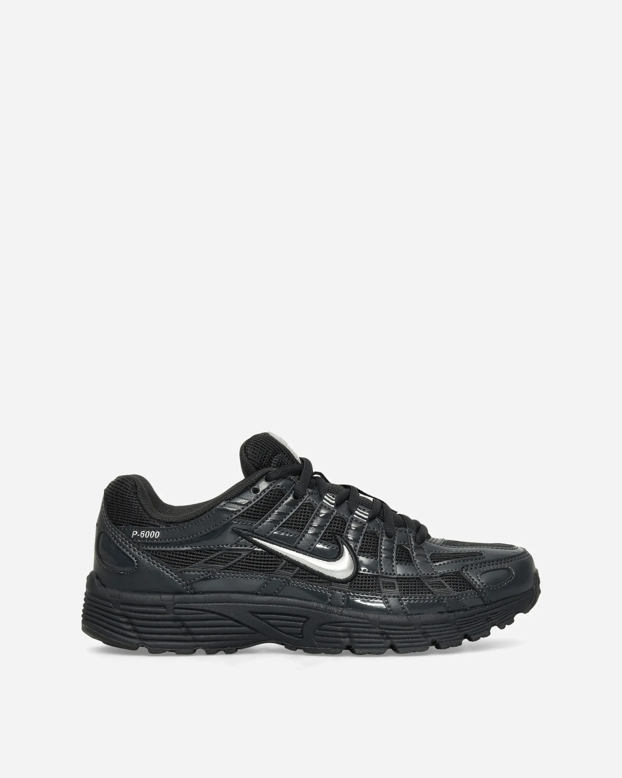Women's P-6000 Sneakers Off-Noir / Metallic Silver Korean Trend