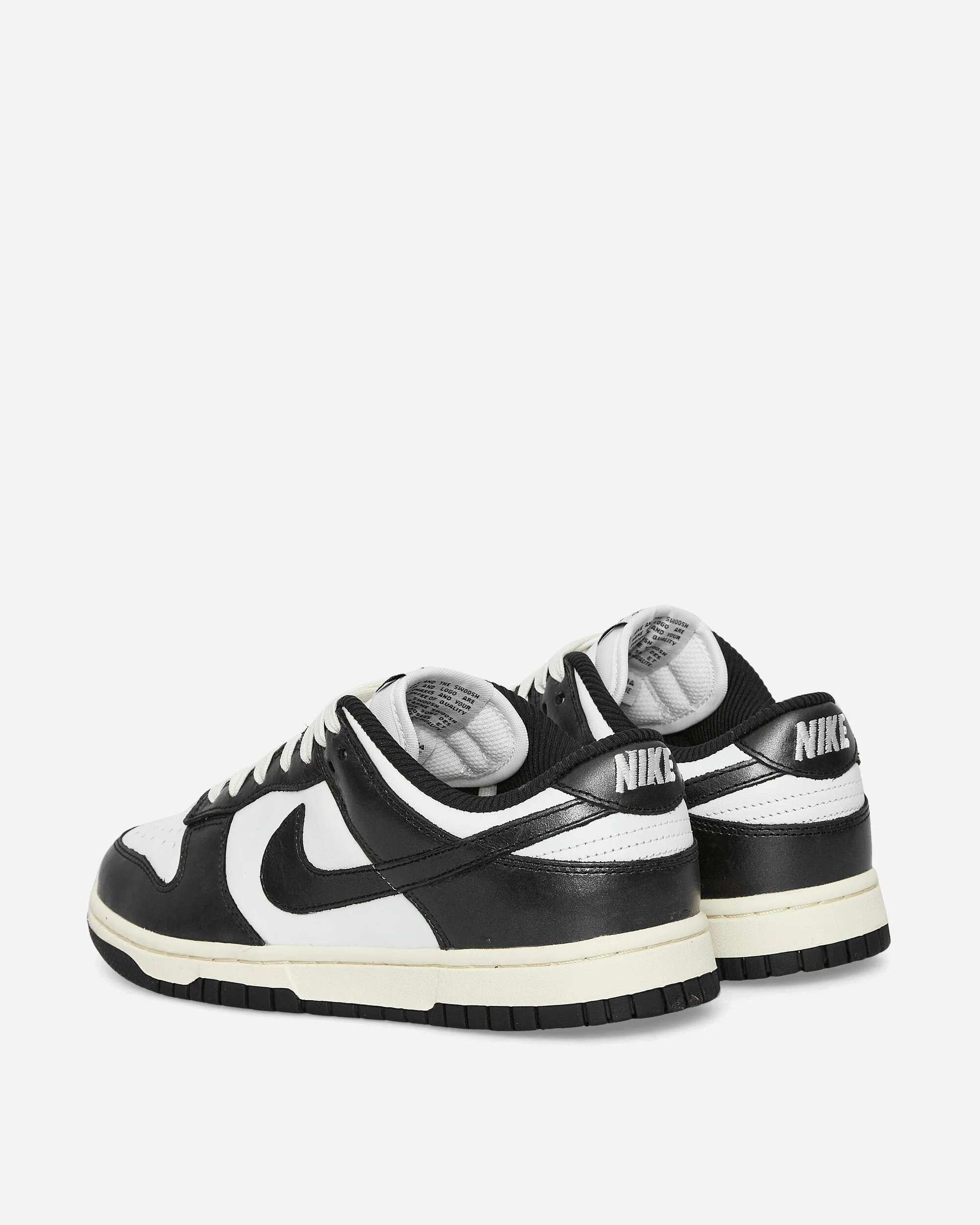 Training Mode Women's Dunk Low Premium Sneakers White / Black / Coconut Milk