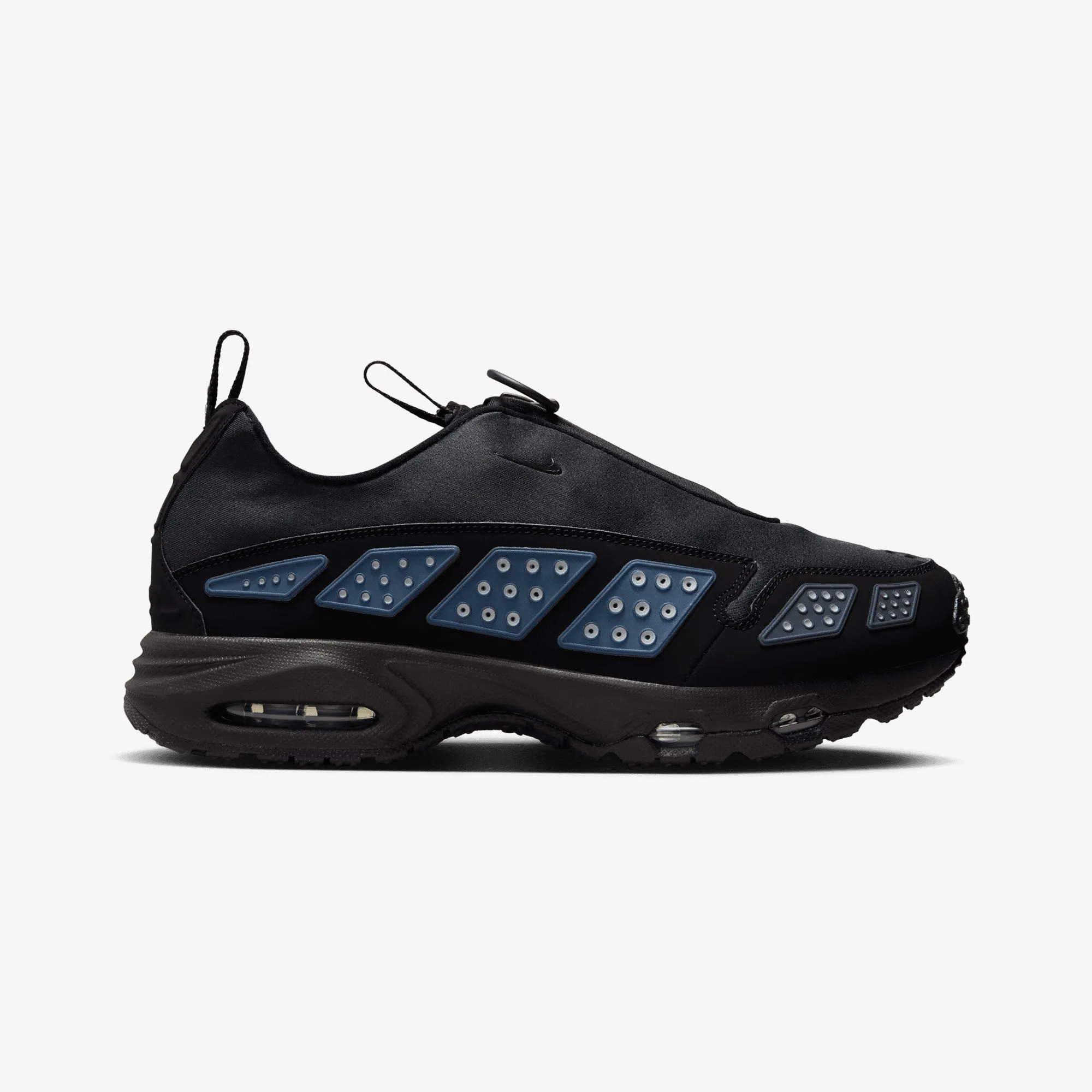 NIKE | AIR MAX SNDR { BLACK & SILVER orthopedic