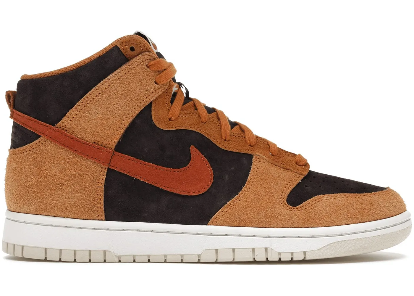 Nike Dunk High PRM Dark Russet Comfortable ankle Zip Up Style